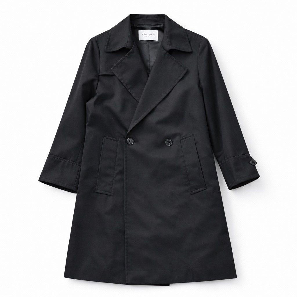Sandro Sandro coat Cropped Sleeves Womens Large Size L / US 10 / IT 46 - 1 Thumbnail