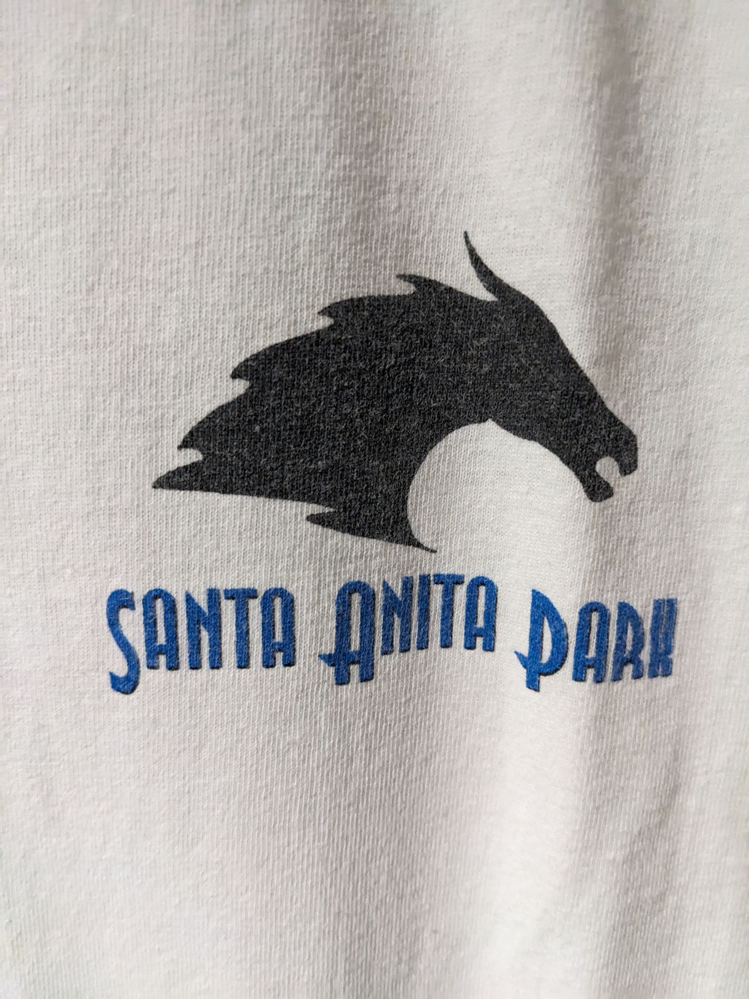 Vintage Vintage 90s Santa Anita Park Horse Animal Racing T-Shirt Size US XL / EU 56 / 4 - 5 Thumbnail