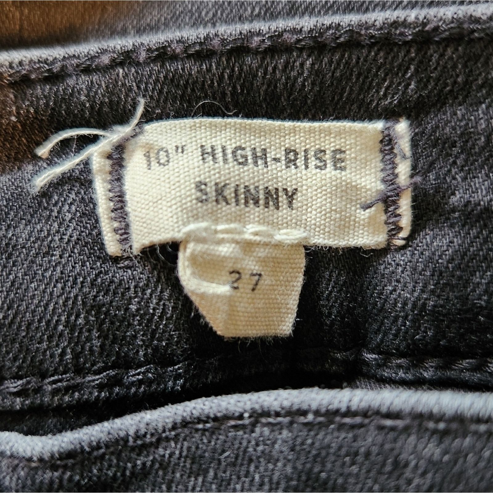 Madewell Madewell 10" High Rise Skinny Jeans Button edition 27 Size 27" / US 4 / IT 40 - 6 Thumbnail