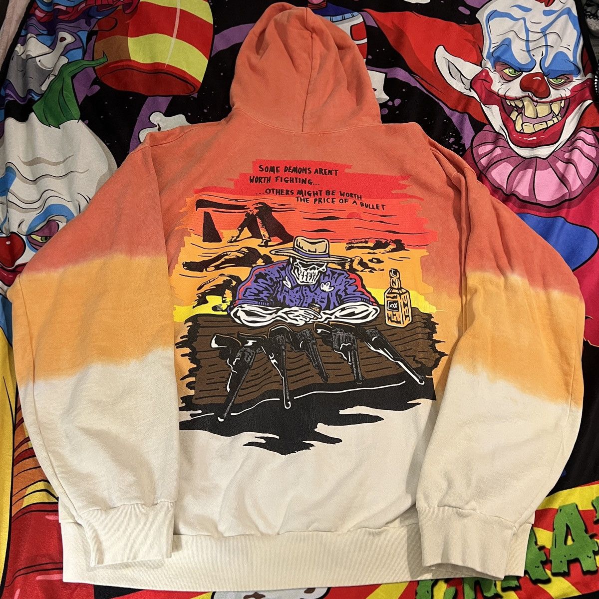 Warren Lotas WARREN LOTAS 5 GUNS PRICE OF A BULLET TYE DYE HOODIE XXL Size US XXL / EU 58 / 5 - 1 Thumbnail