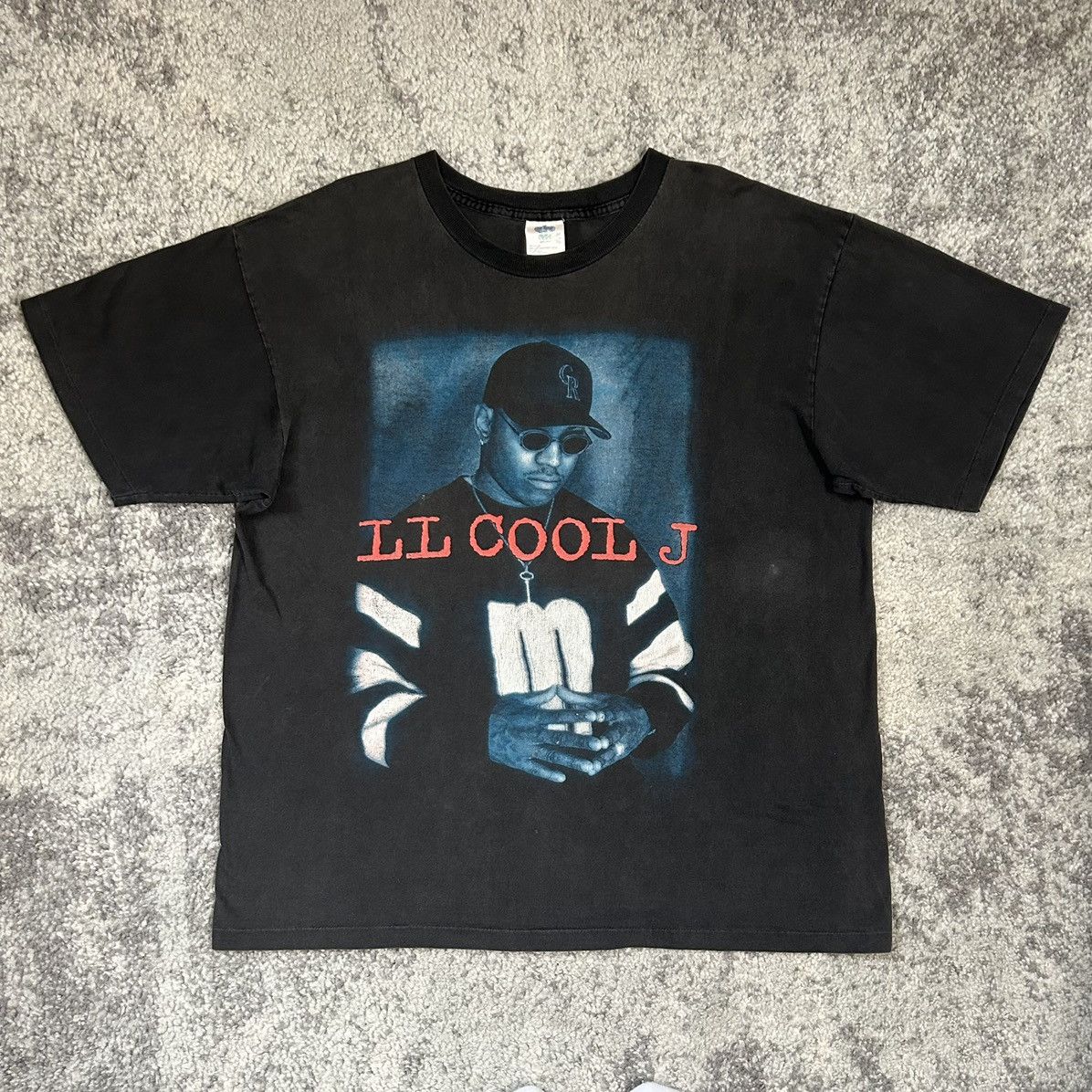 image of Rap Tees x Vintage 1996 Ll Cool J Mr Smith Promo Tee in Black, Men's (Size XL)