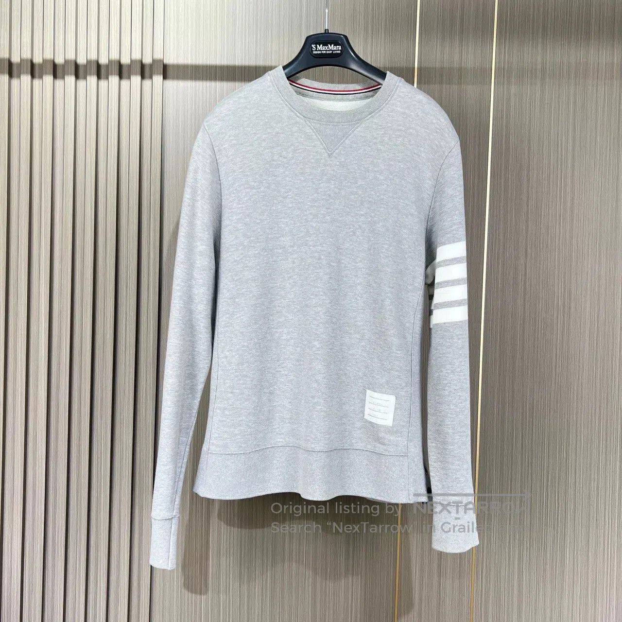 Thom Browne thom browne gray striped knit sweatshirt. Size US M / EU 48-50 / 2 - 1 Thumbnail