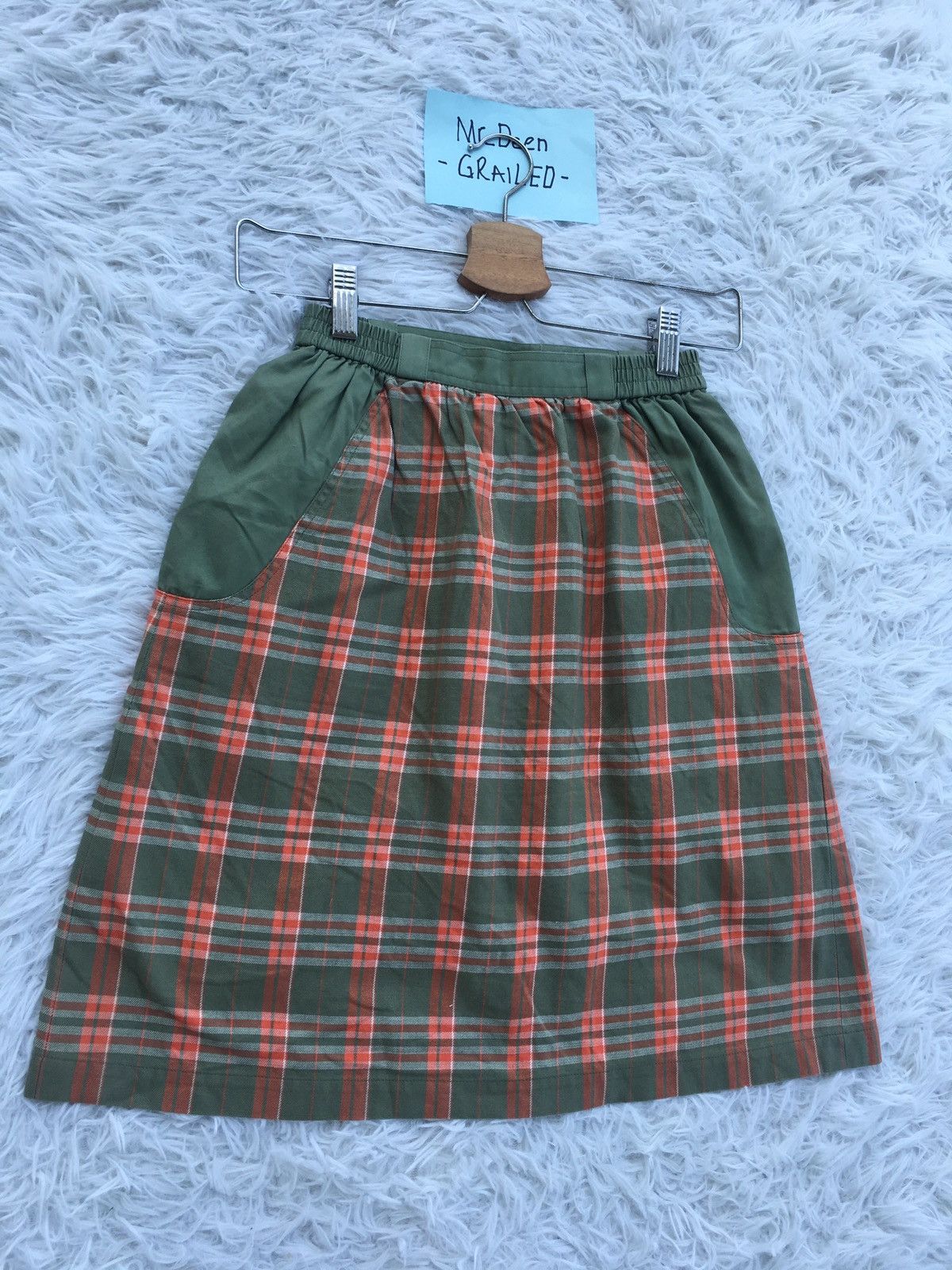 Christian Dior Monsieur Rare Vintage Christian Dior Checkered Mini Skirt Size 22" - 13 Thumbnail