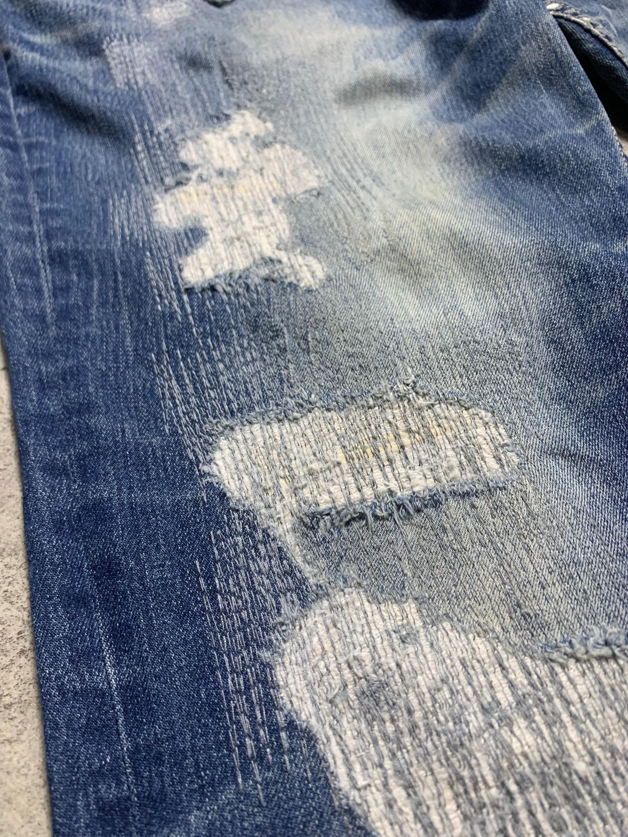 291295=Homme 1990s 291295 Homme Distressed Jeans Size US 32 / EU 48 - 3 Thumbnail