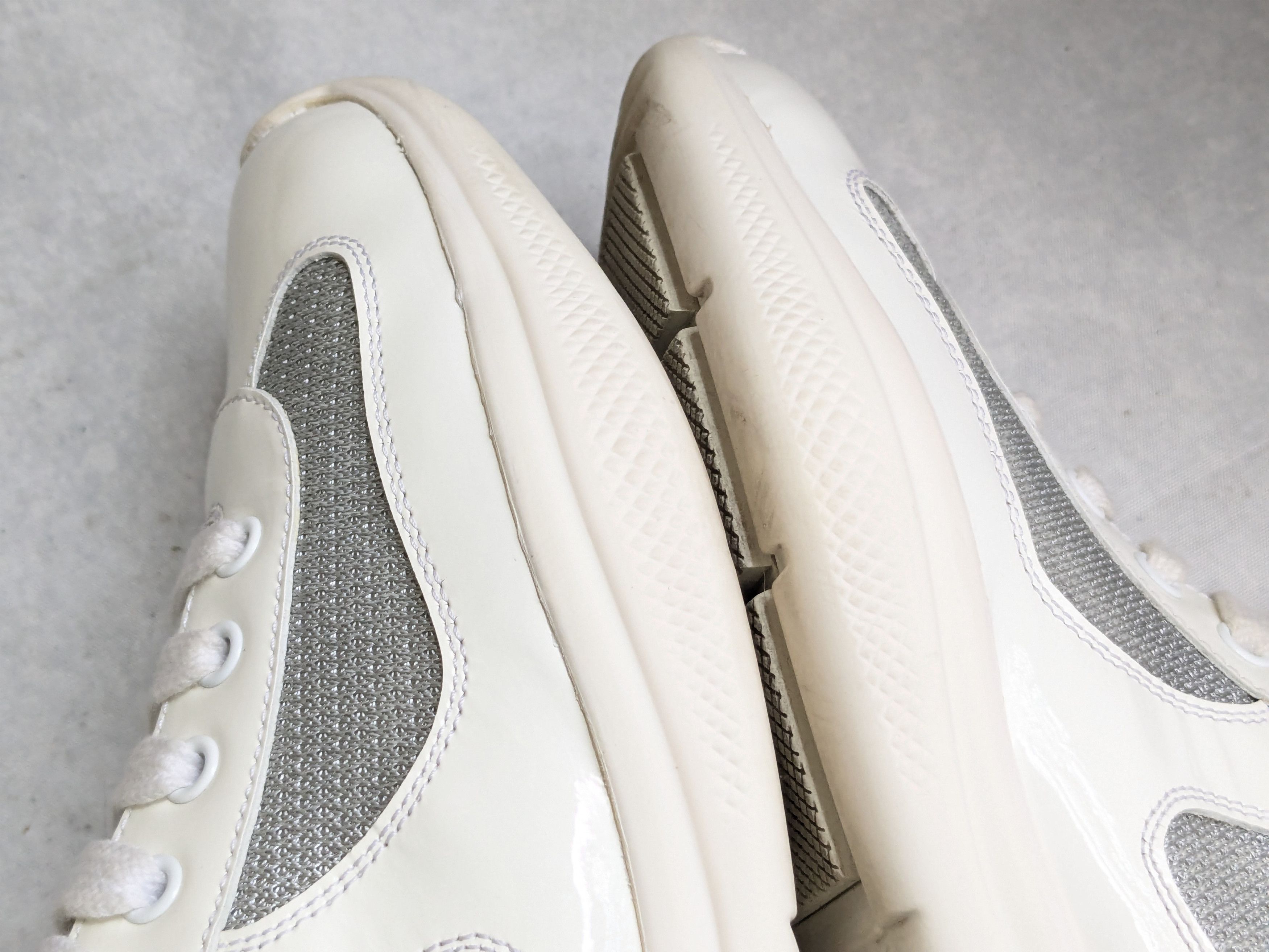 Prada Prada America's Cup Sneakers White Patent Leather 9 Low Size US 9 / EU 42 - 6 Thumbnail