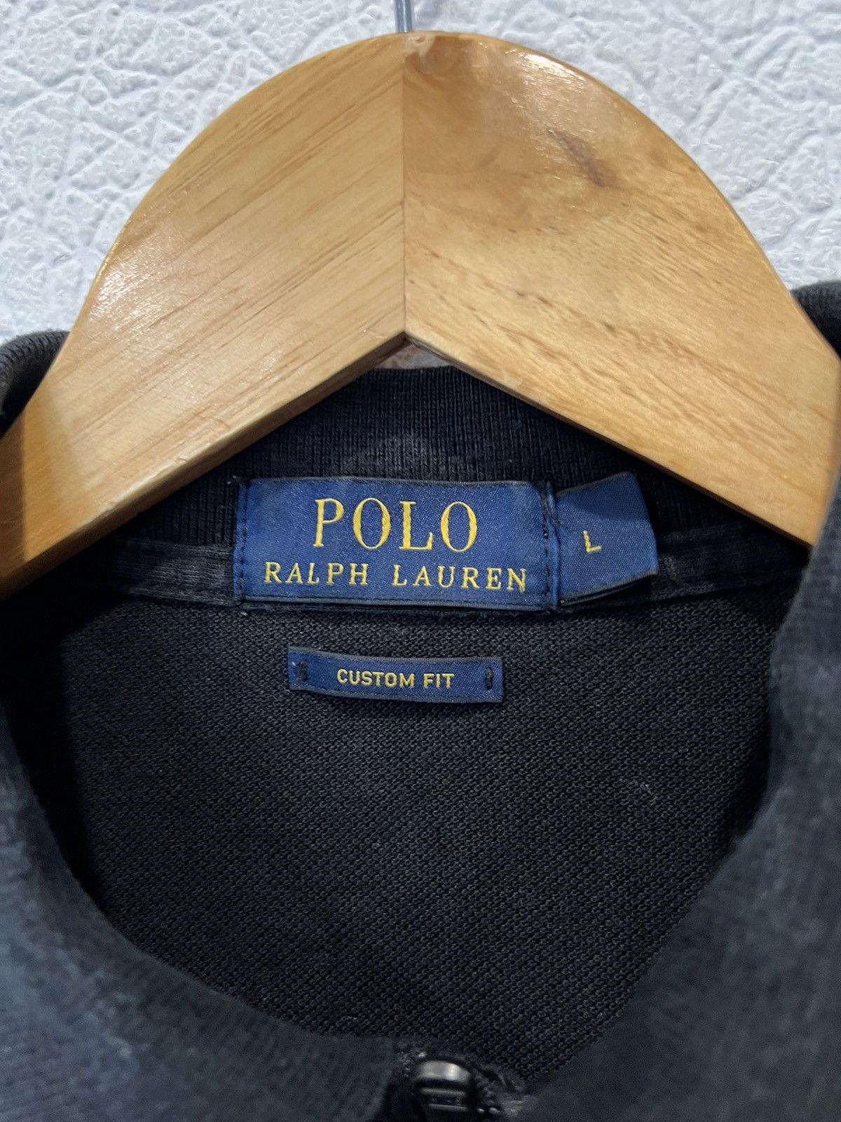 Vintage Vintage Polo Ralph Lauren Black Polo Shirt Tee Size US L / EU 52-54 / 3 - 3 Thumbnail