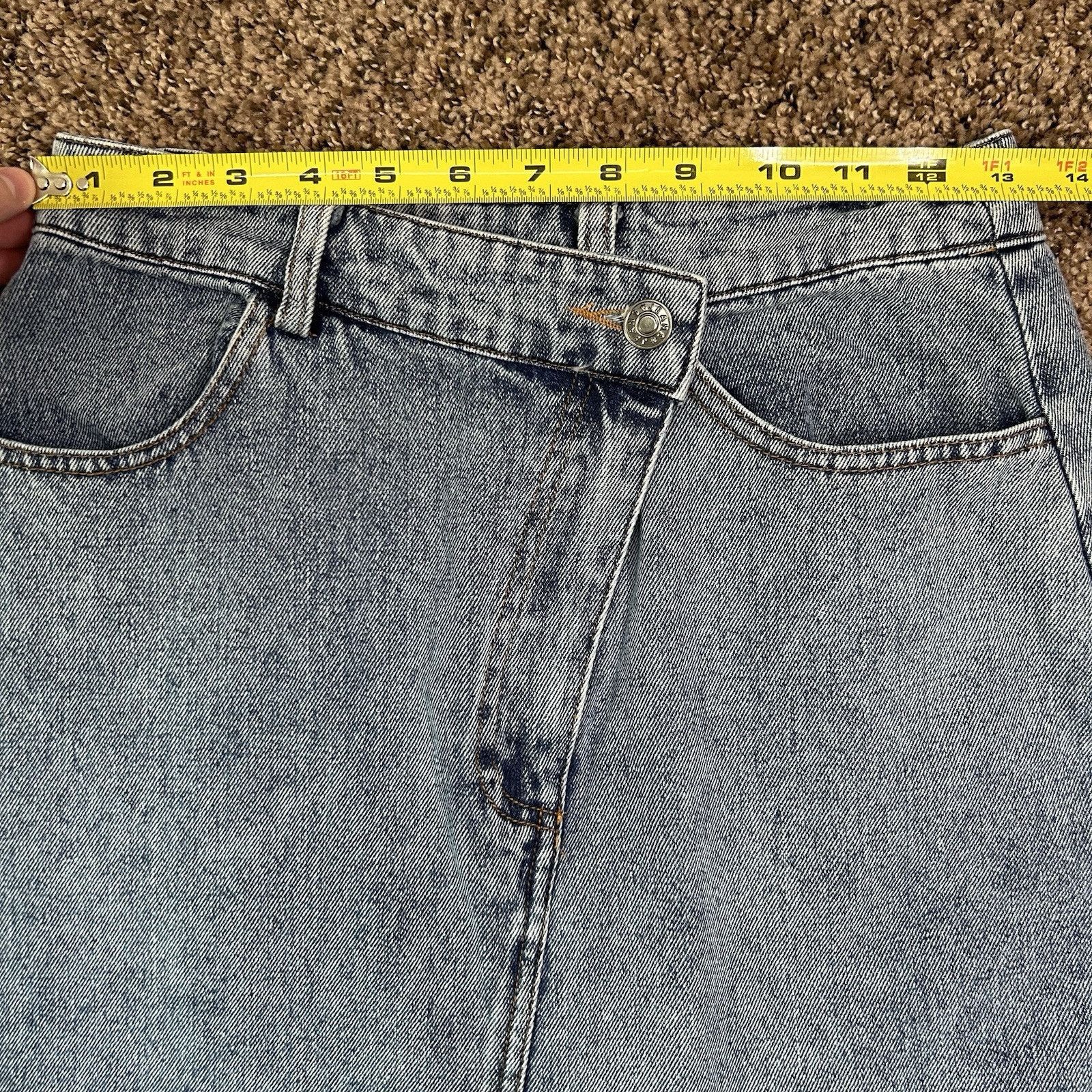 Avenue Avenue Zoe Jaymes Denim Maxi Skirt Size Medium Size 26" / US 2 / IT 38 - 10 Thumbnail