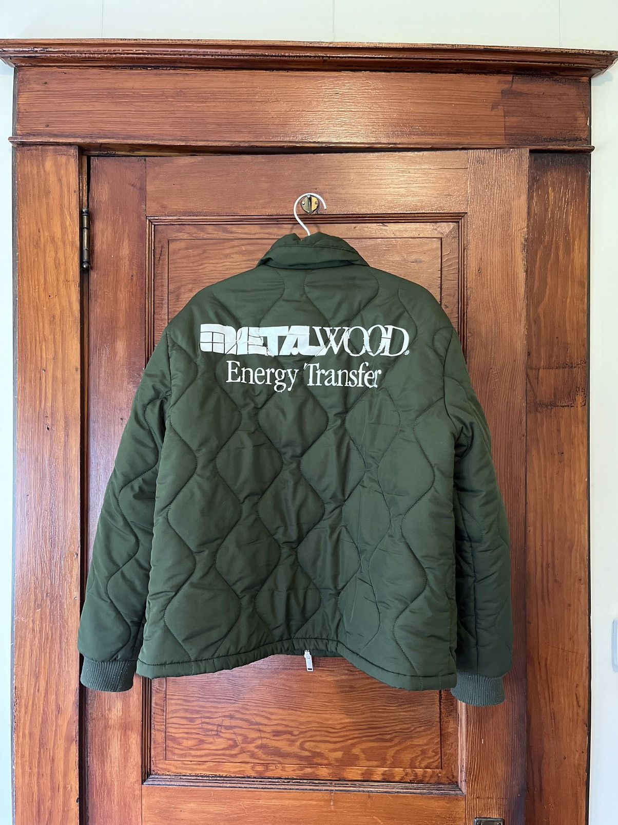 Metalwood Studio Energy Transfer Quilted Jacket Fatigue Green - SS23 Size US M / EU 48-50 / 2 - 2 Thumbnail