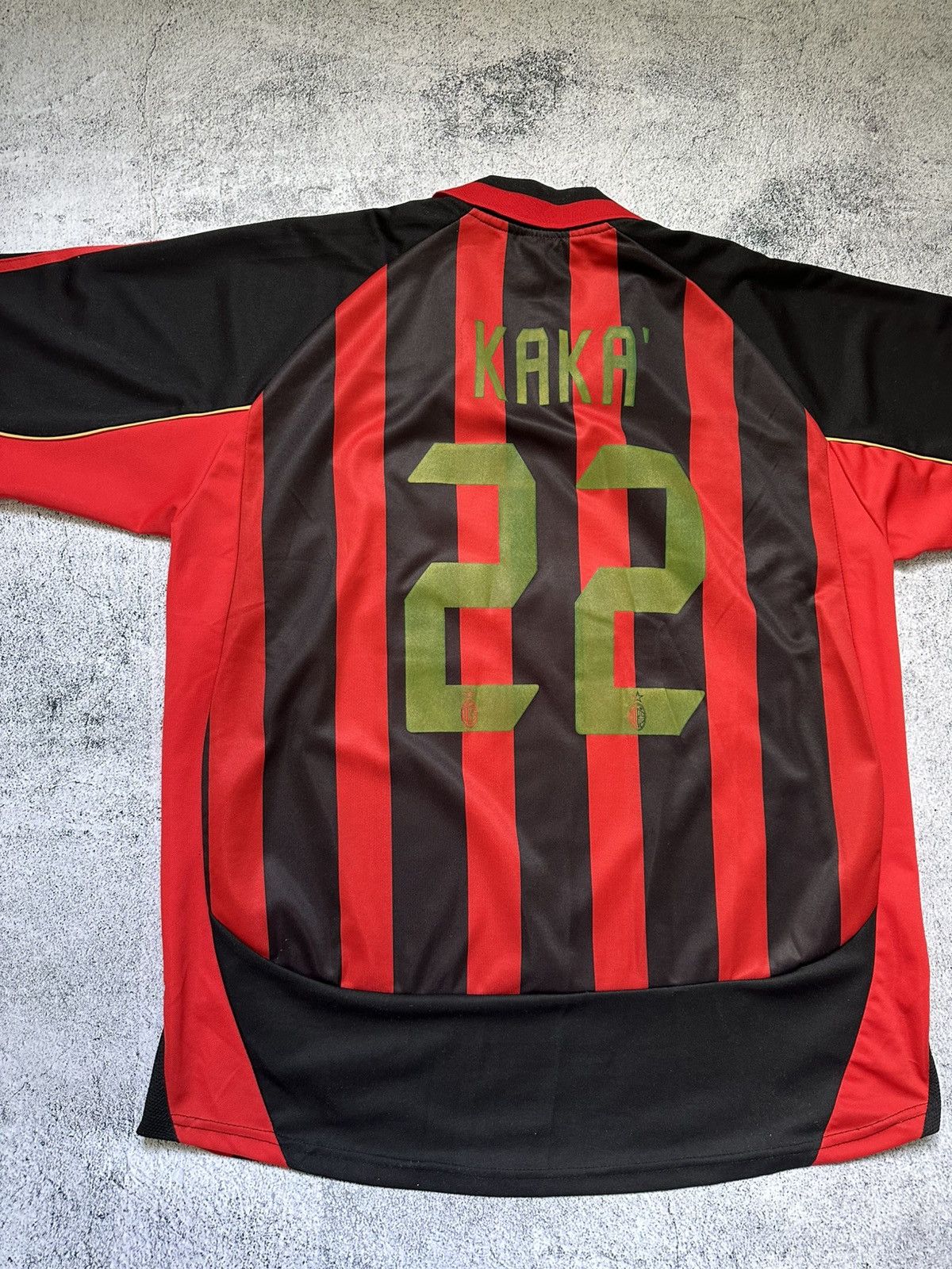 Other Vintage Kaka Milan Style Jersey Soccer Sportswear Size US XL / EU 56 / 4 - 12 Thumbnail