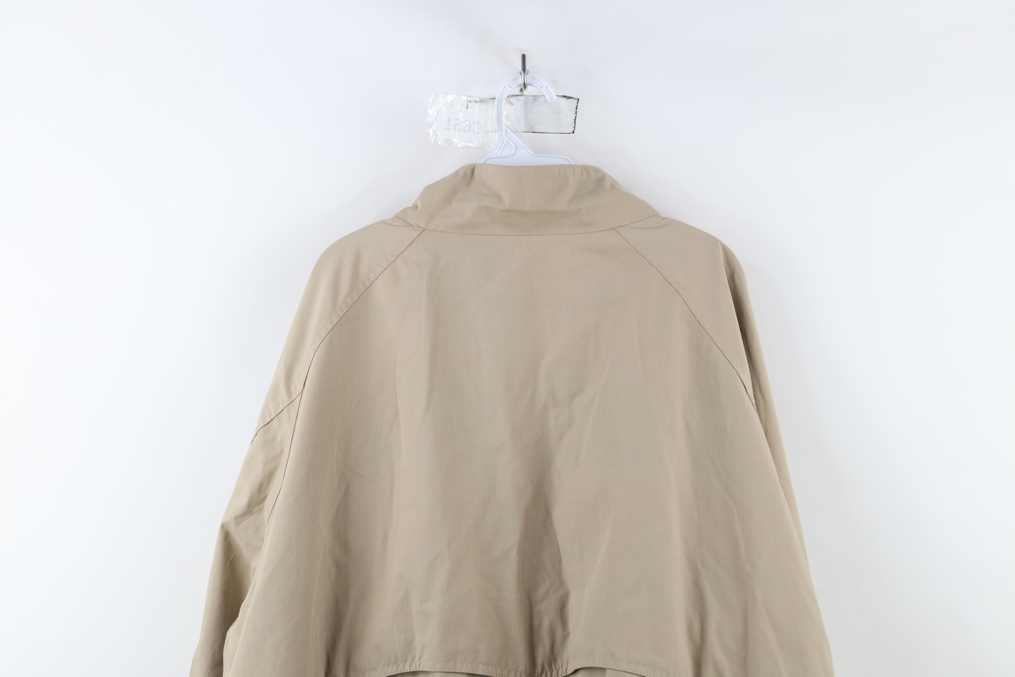 Vintage Vintage 90s Streetwear Lined Cafe Racer Bomber Jacket Beige Size US XXL / EU 58 / 5 - 15 Thumbnail
