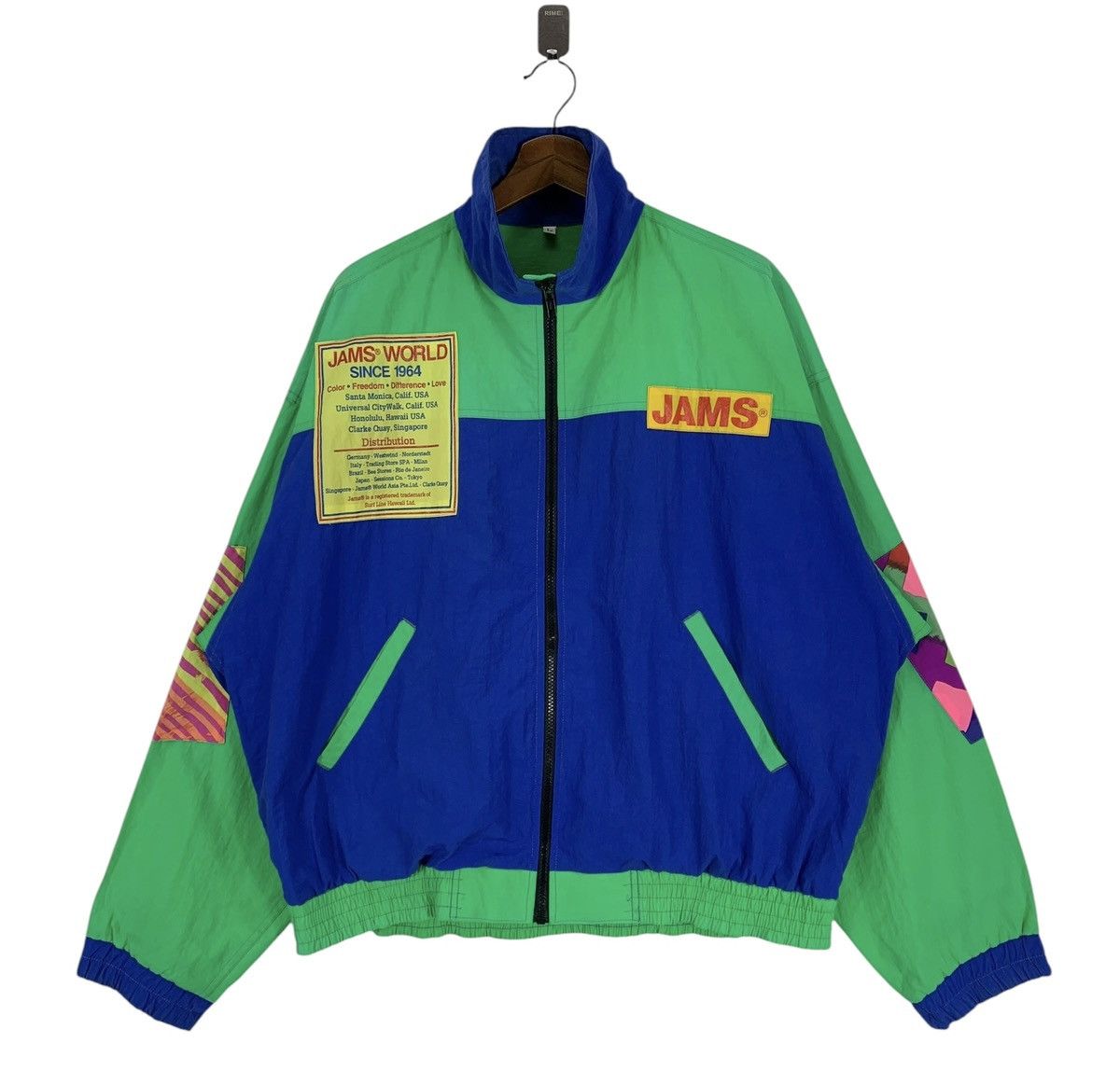 Jams World 80s Jams World Honolulu Hawaii Color Block Patches Jacket Size US L / EU 52-54 / 3 - 2 Thumbnail