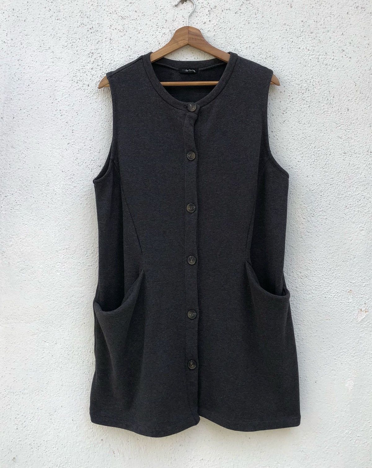 Y's Y’s For Living Yohji Yamamoto Button Up Cardigan Dress Size M / US 6-8 / IT 42-44 - 3 Thumbnail