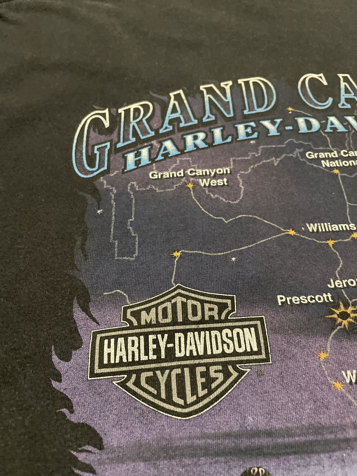 Band Tees Vintage Harley Davidson 2003-2005 Grand Canyon T-Shirt Size US L / EU 52-54 / 3 - 13 Thumbnail