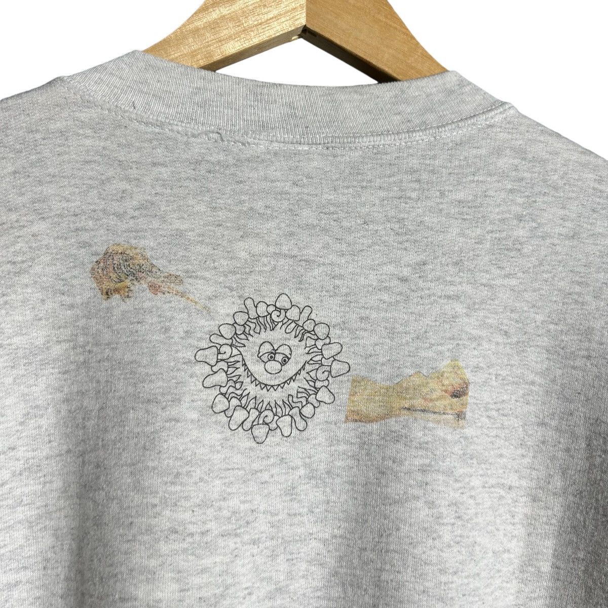 Vintage Rare Vintage 90s Marijuana Magic Mushrooms Art Sweatshirt Size US XL / EU 56 / 4 - 5 Thumbnail
