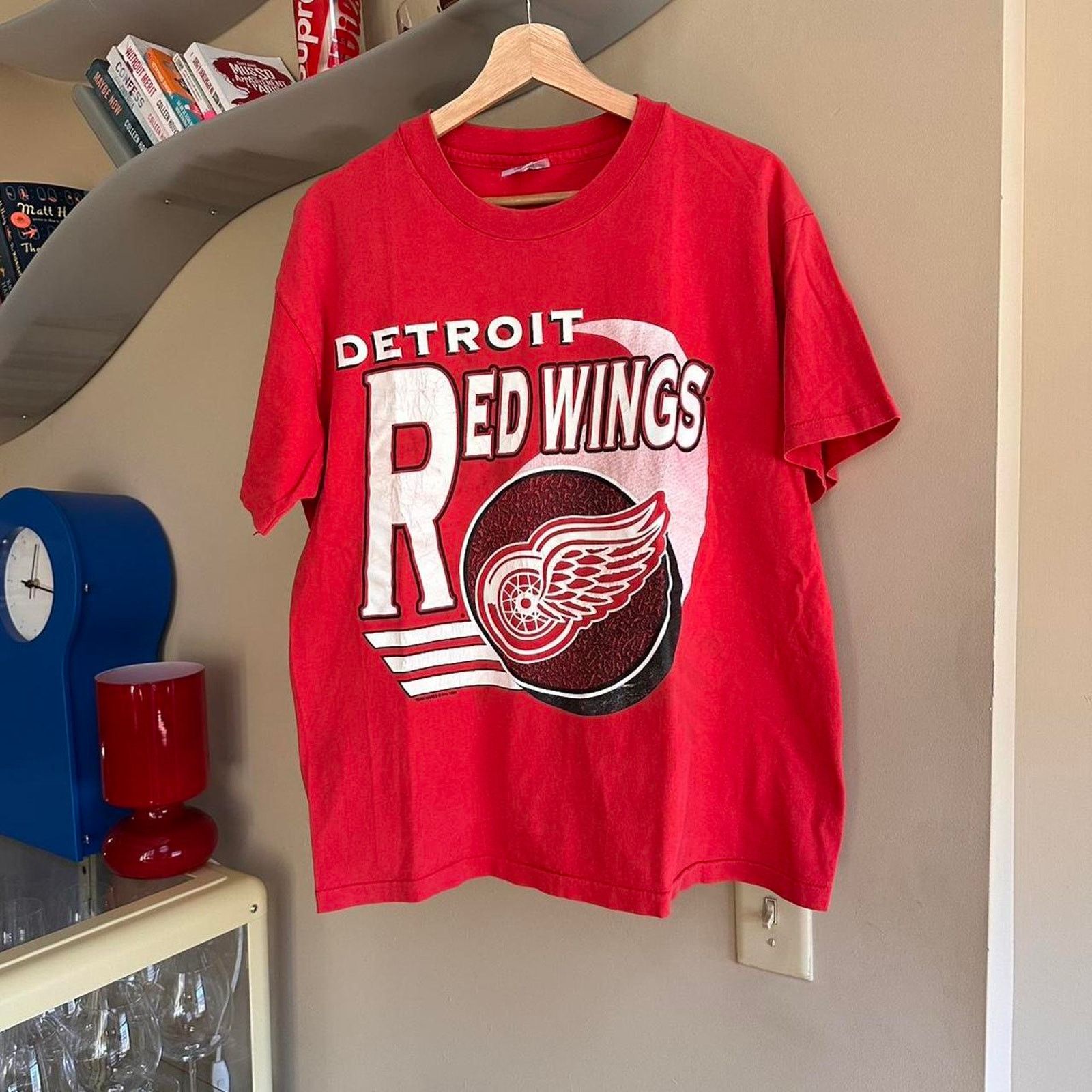 Hanes × NHL × Vintage Vintage 1993 Detroit Red Wings Shirt Size US L / EU 52-54 / 3 - 1 Thumbnail