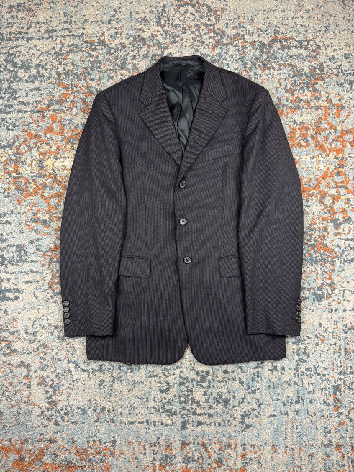Prada Prada milano striped three button blazer Size 50R - 1 Thumbnail