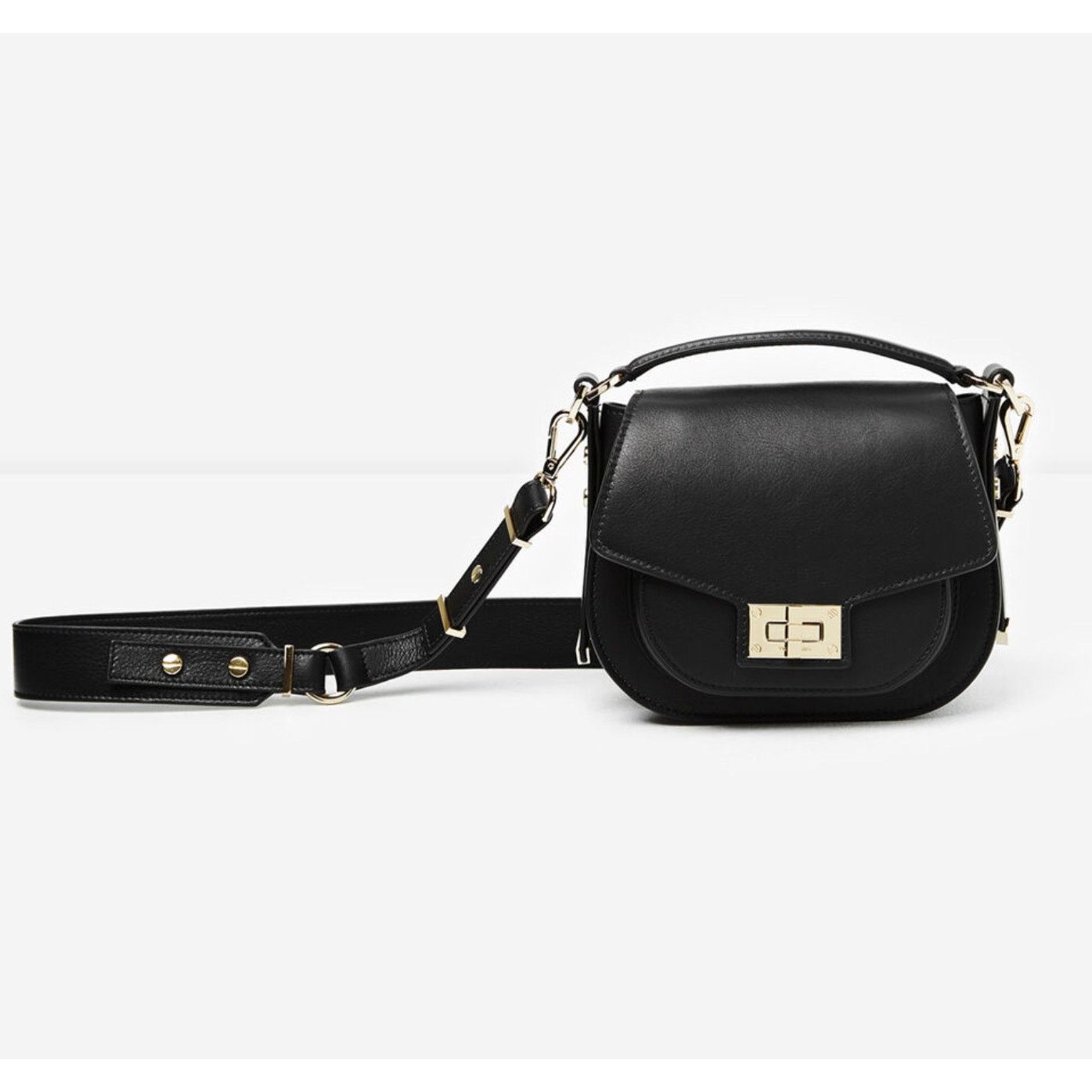The Kooples NWT The Kooples Besace Lrg Hobo Crossbody Black Leather $485 Size ONE SIZE - 2 Thumbnail