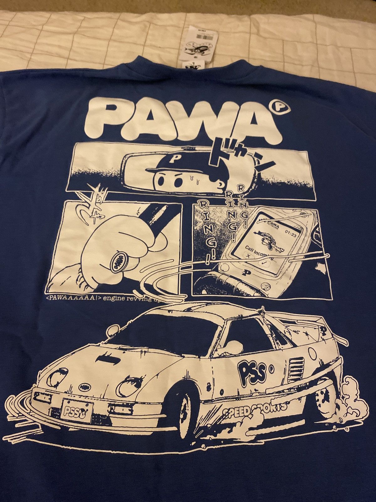Other pawa speed sports blue tee (L) Size US L / EU 52-54 / 3 - 3 Thumbnail