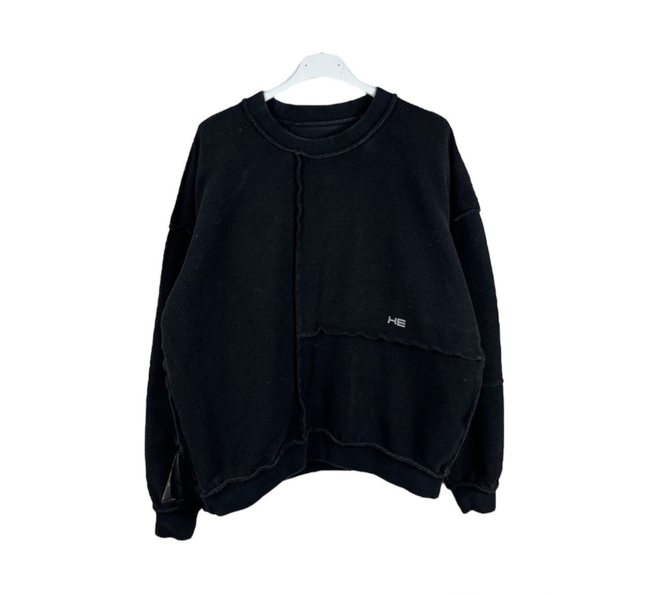 Heliot Emil Heliot Emil asymmetric panel reversible cropped sweatshirt Size US XS / EU 42 / 0 - 3 Thumbnail