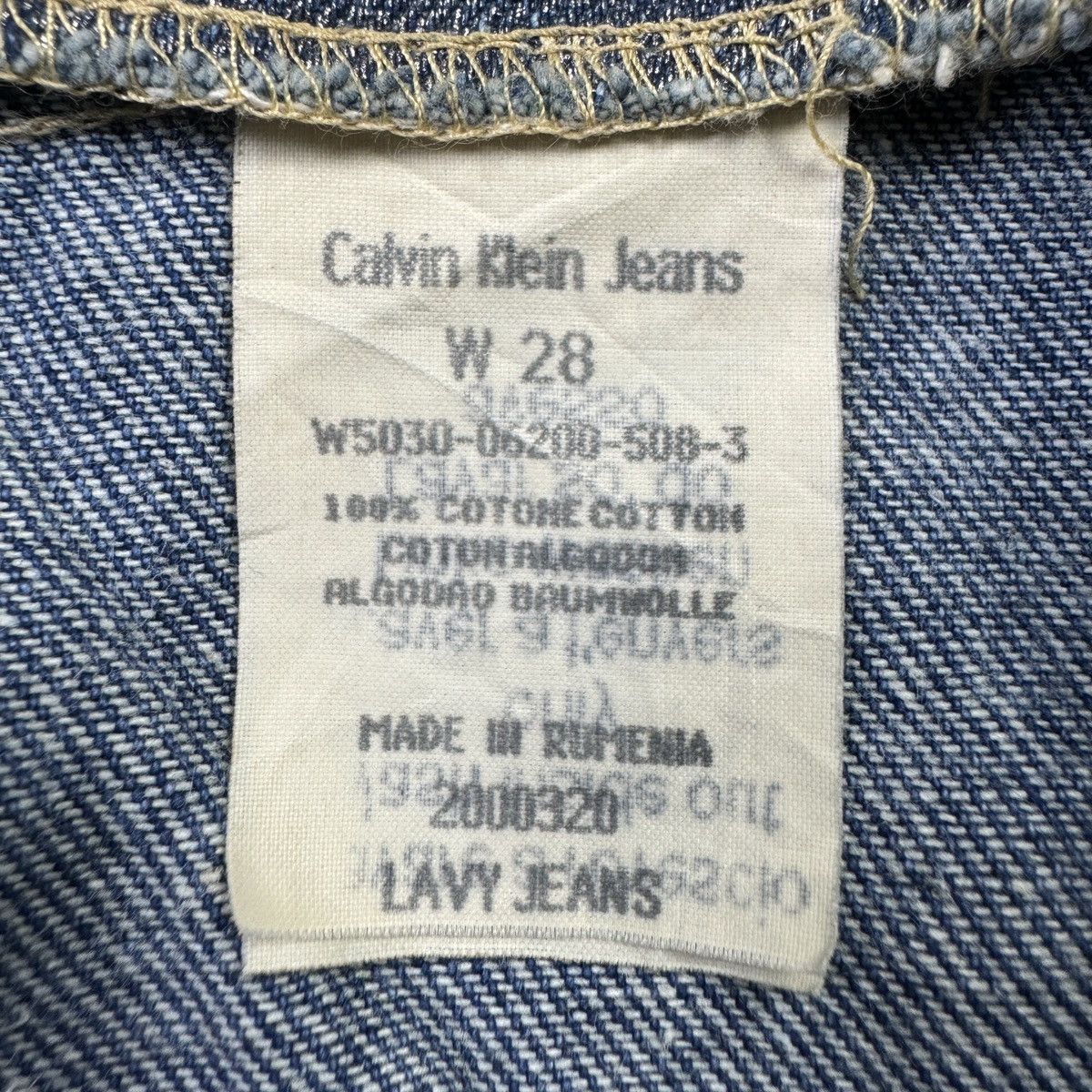Calvin Klein × Vintage Vintage Calvin Klein Lavy Jeans Size US 28 / EU 44 - 11 Thumbnail