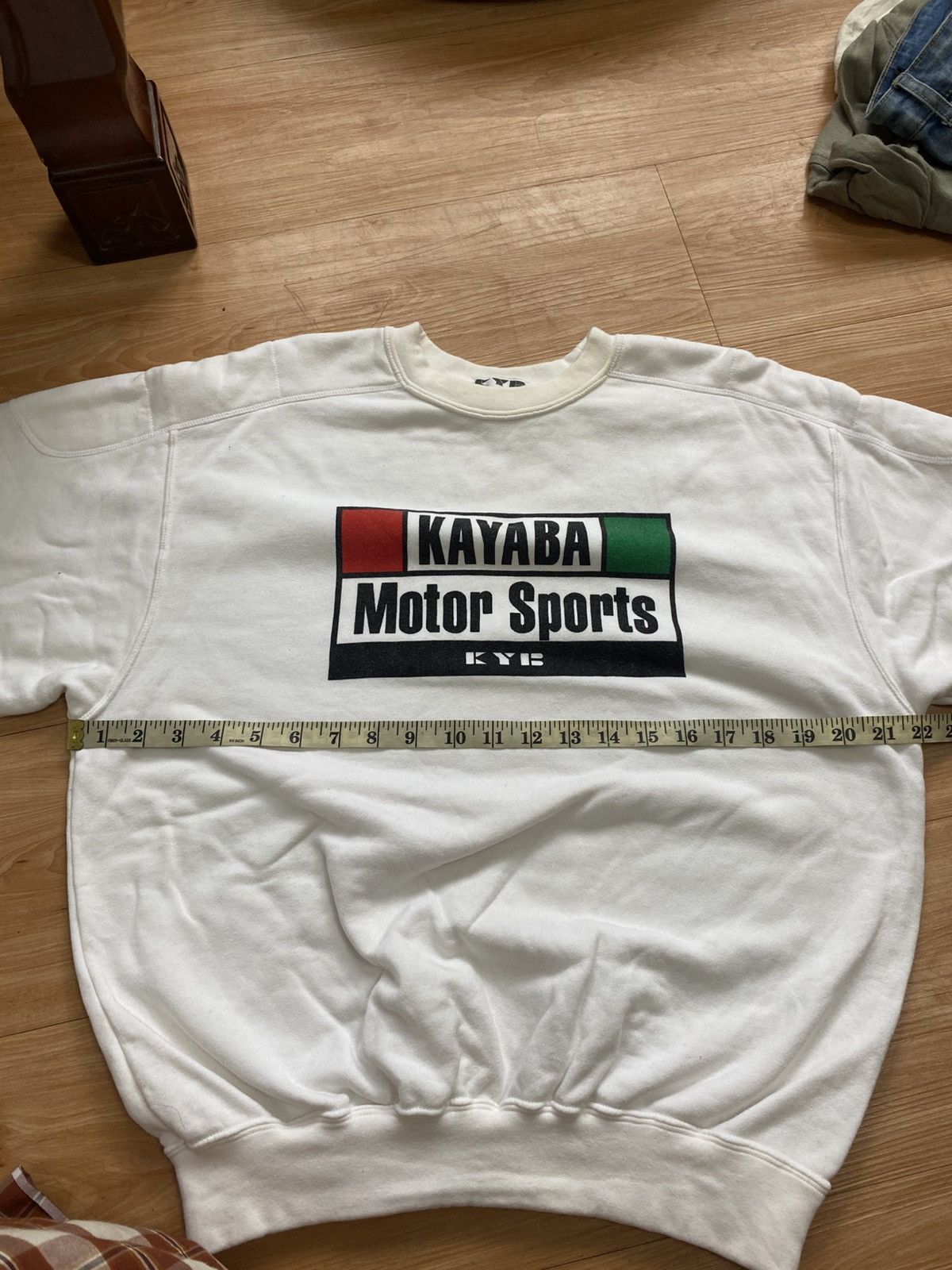 Japanese Brand Rare!! Kayaba motor sport sweatshirt japan KYE Size US M / EU 48-50 / 2 - 9 Thumbnail