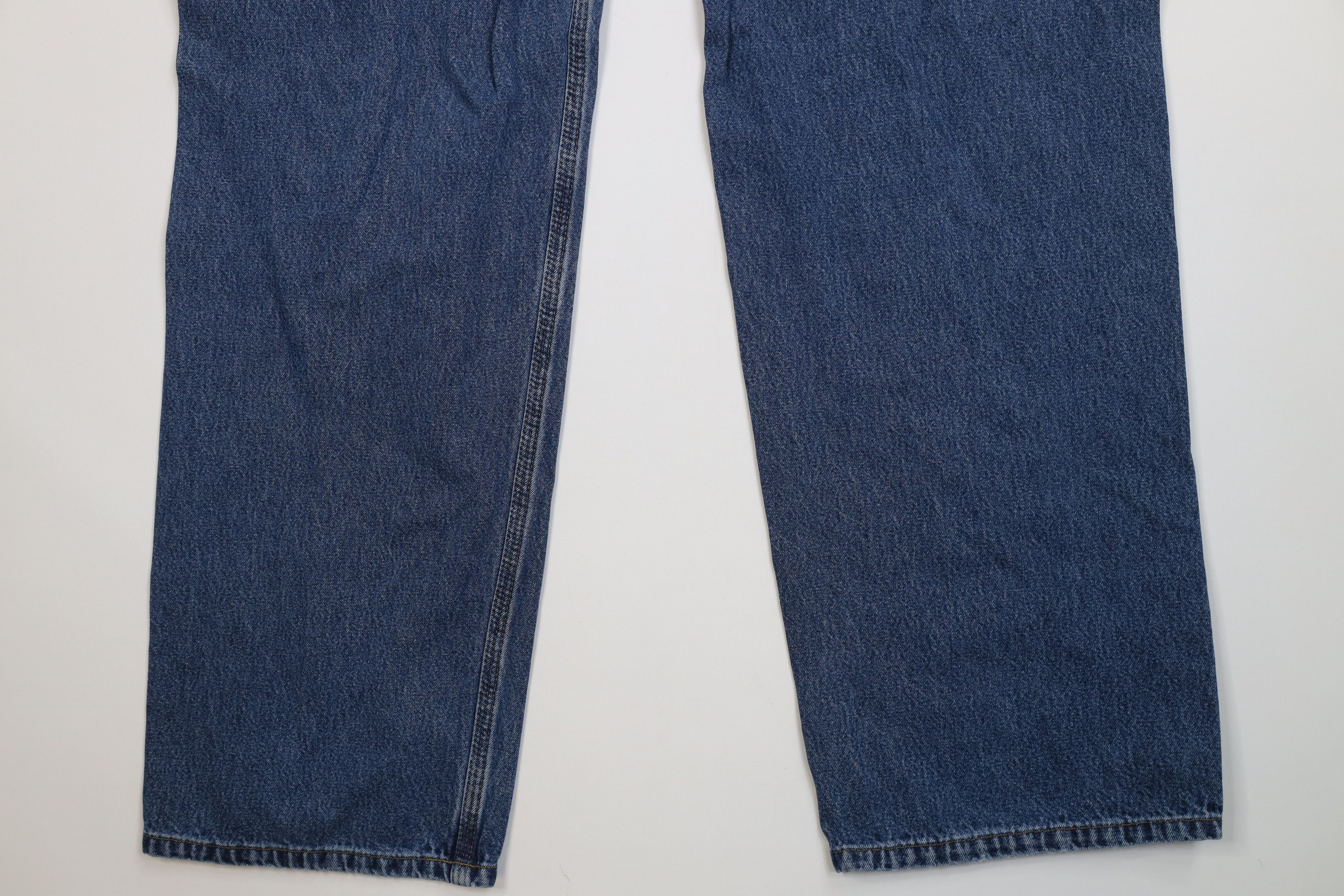 Carhartt Vintage Carhartt Wide Leg Dungaree Denim Jeans Blue Cotton Size US 32 / EU 48 - 11 Thumbnail