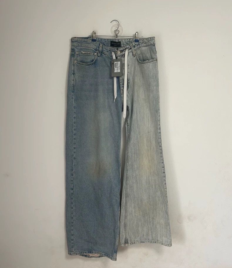 Balenciaga Balenciaga size S Spliced letter logo jeans Size US 27 - 1 Thumbnail