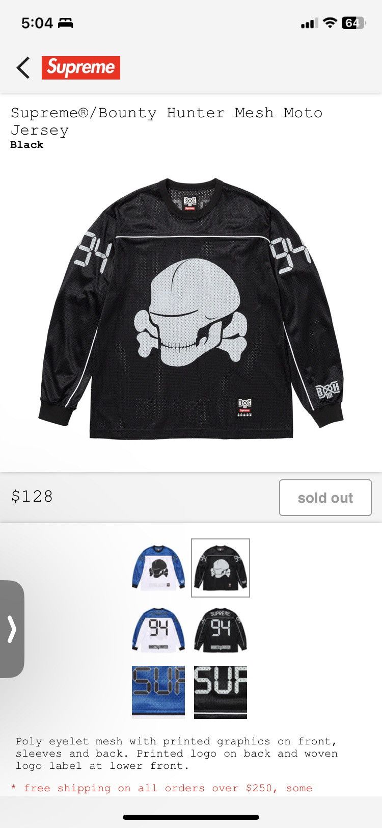Bounty Hunter × Supreme Supreme x Bounty Hunter Motorcross Bounty Hunter × Supreme Supreme x Bounty Hunter Motorcross