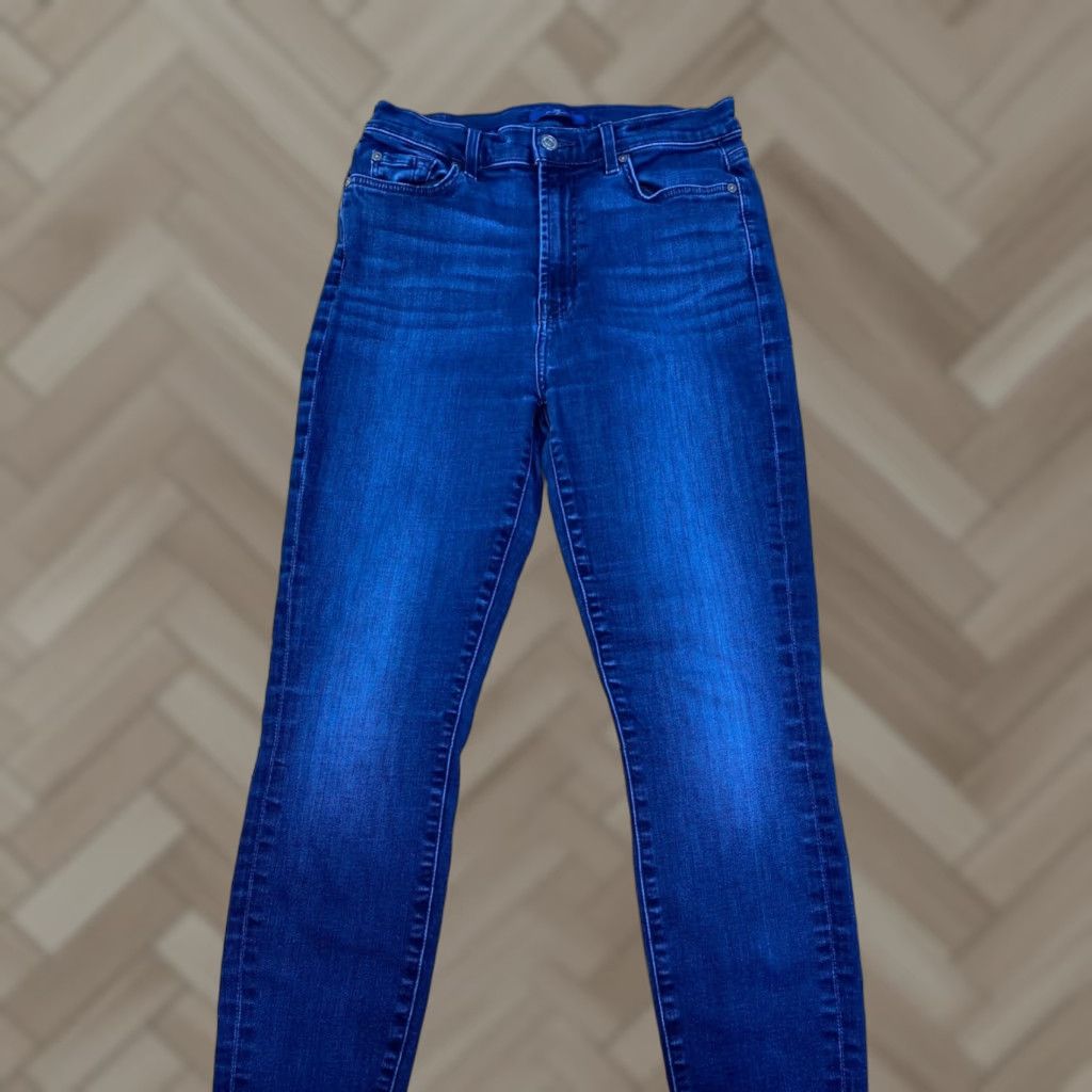 7 For All Mankind 7 for all Mankind Jeans Womens 28 Blue Skinny Stretch Casual Modern Size 28" / US 6 / IT 42 - 1 Thumbnail