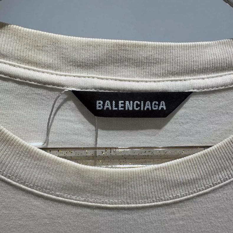 Balenciaga Balenciaga Logo Short Sleeve Size US L / EU 52-54 / 3 - 3 Thumbnail