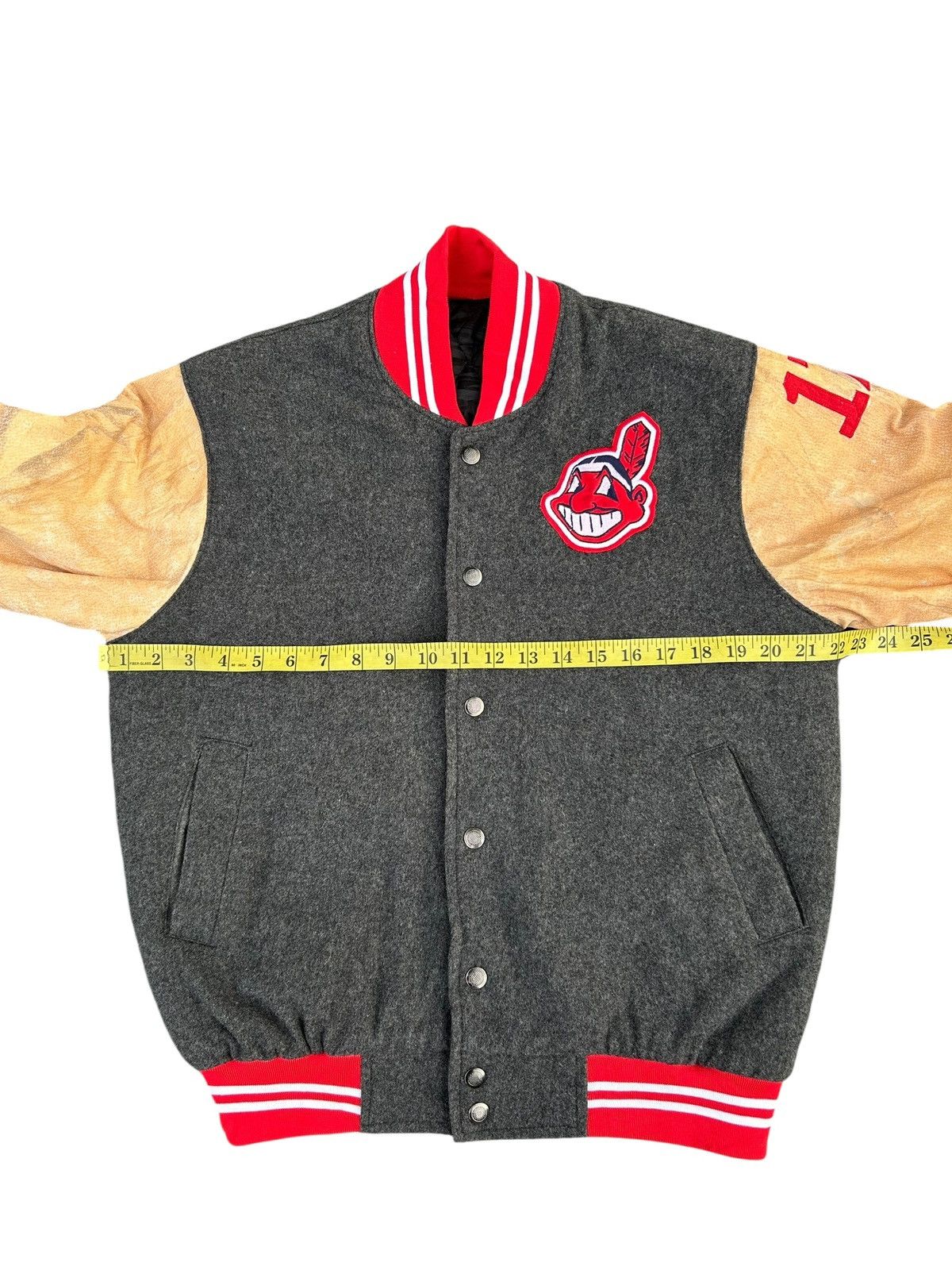Kapital Vintage Cleveland Indian Varsity Jacket MLB Size US M / EU 48-50 / 2 - 12 Thumbnail