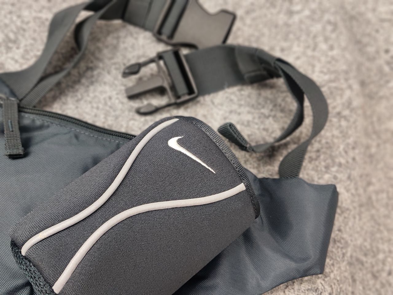 Nike Vintage 90's Nike Water Bottle Holder waist Gray bag hiking Size ONE SIZE - 4 Thumbnail