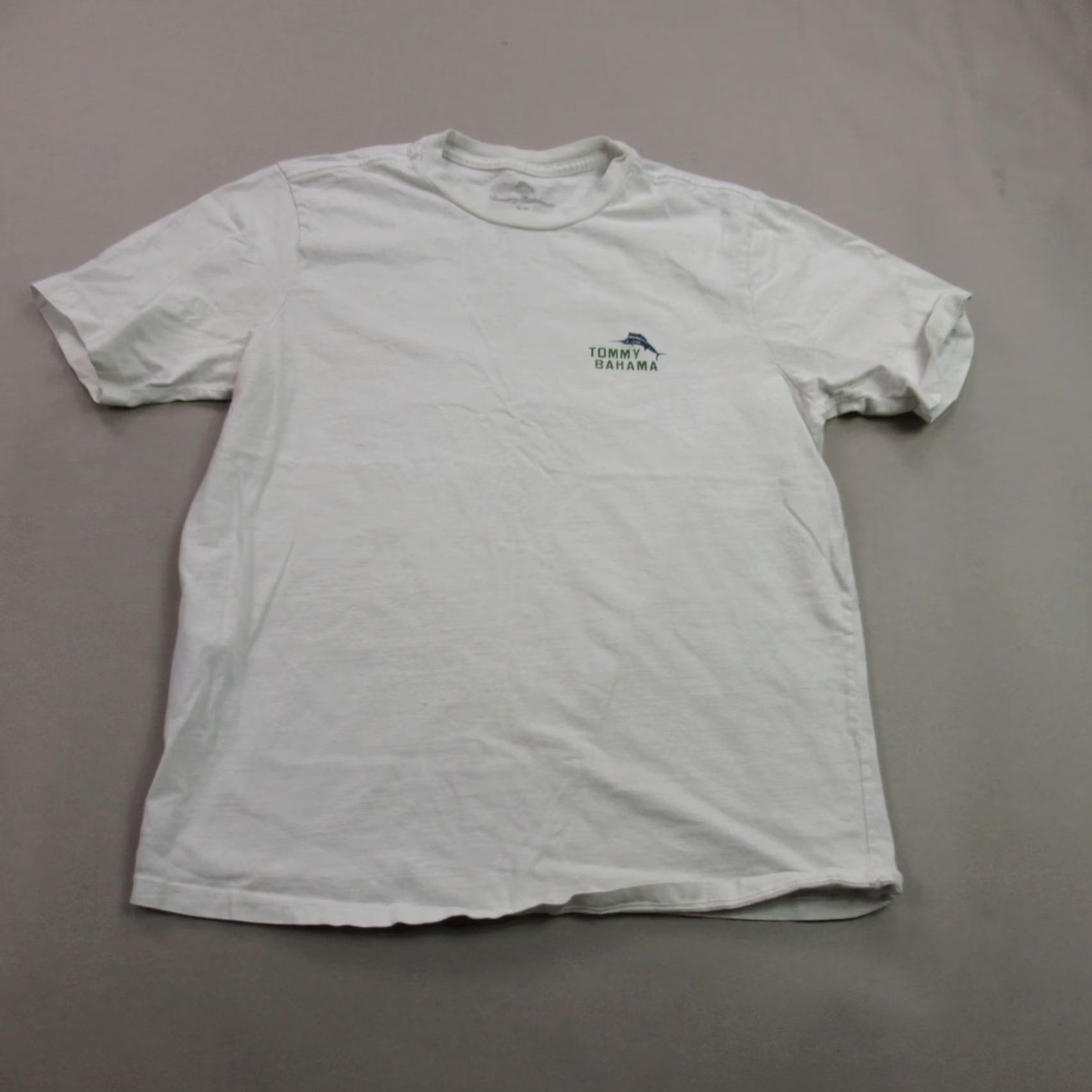 Tommy Bahama Tommy Bahama Shirt Small White Short Sleeve Crew Neck Lightweight Outdoors Mens Size US S / EU 44-46 / 1 - 2 Thumbnail