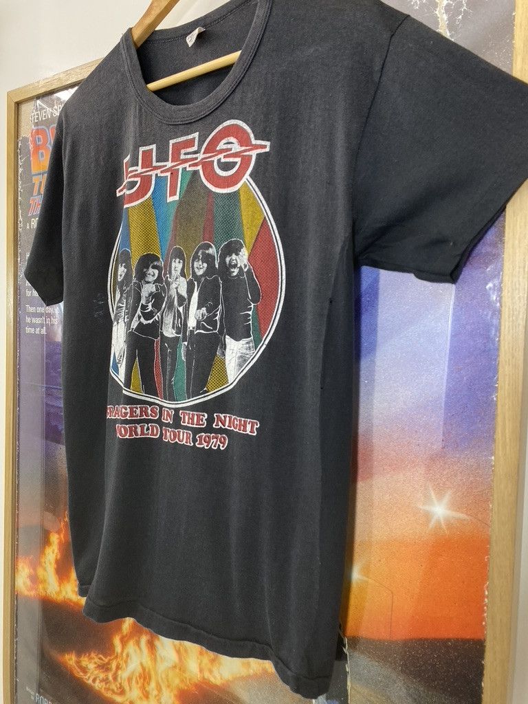 Band Tees × Vintage 1979 Vintage UFO Strangers In The Night World Tour Tee Size US L / EU 52-54 / 3 - 5 Thumbnail