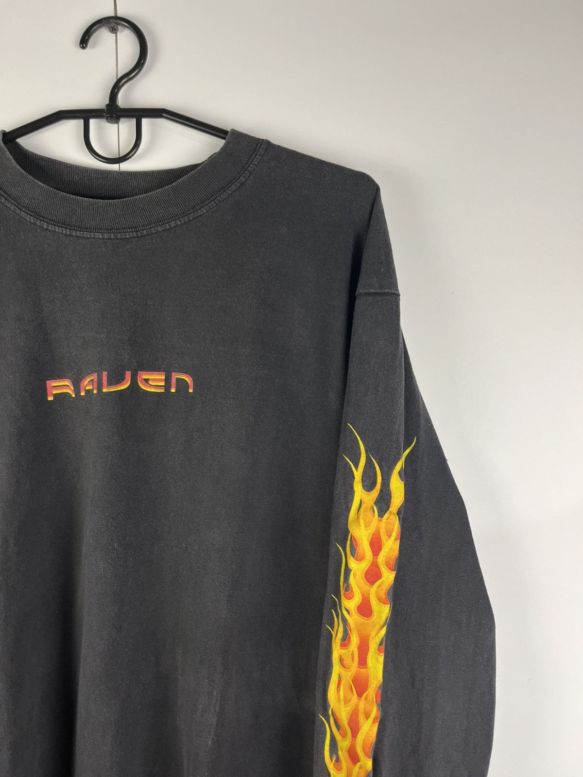 Vintage Raven Printball Gear Vintg Long Sleeve Tee Shirt Made in USA Size US L / EU 52-54 / 3 - 3 Thumbnail