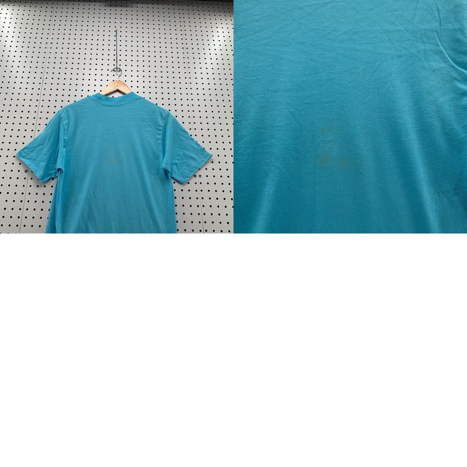 Vintage VINTAGE Sky Blue Shirt Mens M 80s USA Lexington Single Stitch T-Shirt Varsity Cotton Polyester Blue 18x30.5 Men Size US M / EU 48-50 / 2 - 10 Thumbnail