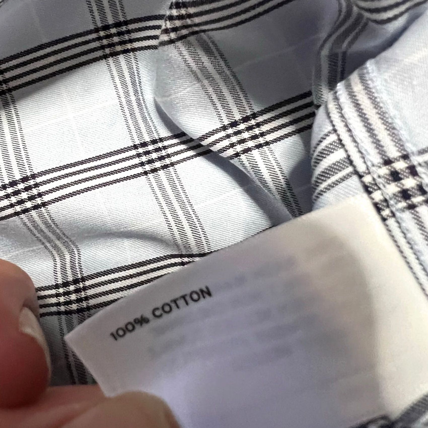 Duluth Trading Company Duluth Shirt Mens 3XL Tall Plaid Wrinkle Fighter Blue Long Sleeve Button Size US XXL / EU 58 / 5 - 7 Thumbnail