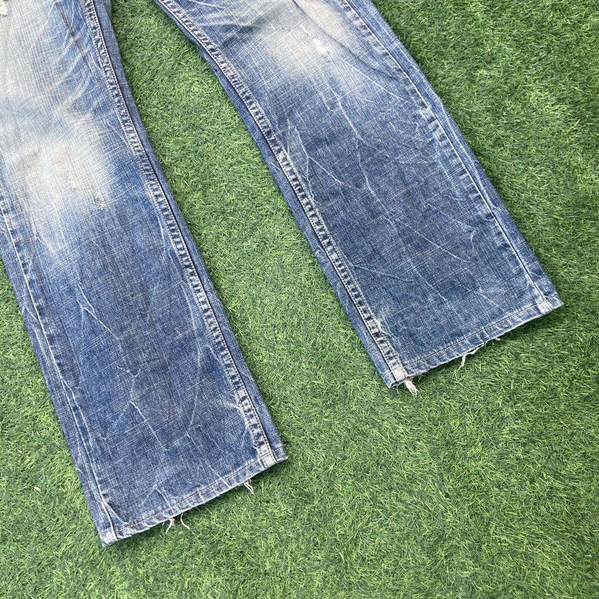 If Six Was Nine RED PEPPER FLARED BOOTCUT JEANS Size US 32 / EU 48 - 5 Thumbnail