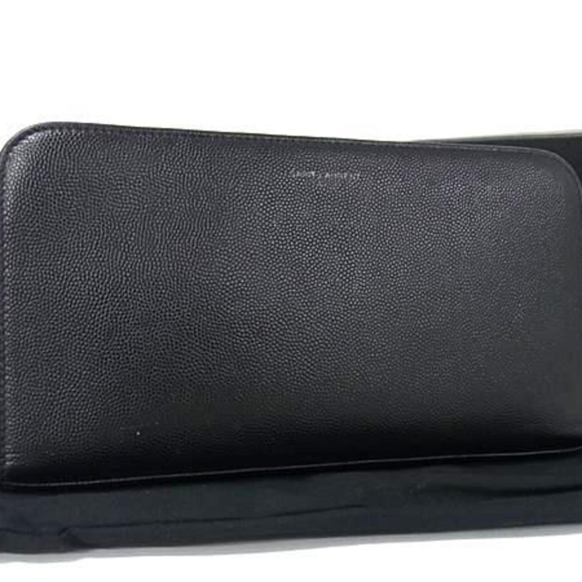 Saint Laurent Paris Saint Laurent wallet 328558 black leather round long for men and women Size ONE SIZE - 1 Thumbnail