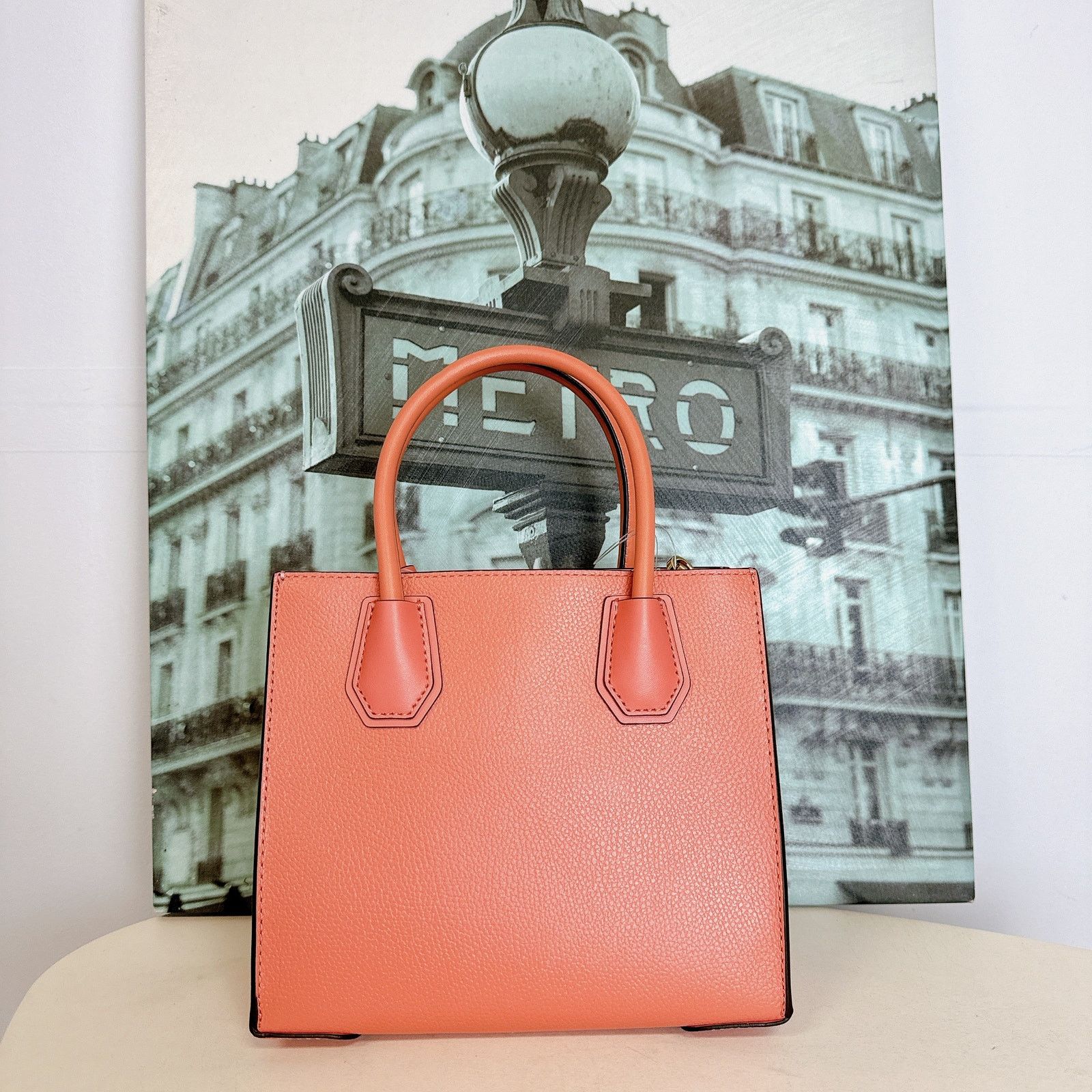 Michael Kors Michael Kors 35S1GM9M2L Mercer Medium Pebbled Leather Crossb Size ONE SIZE - 4 Thumbnail