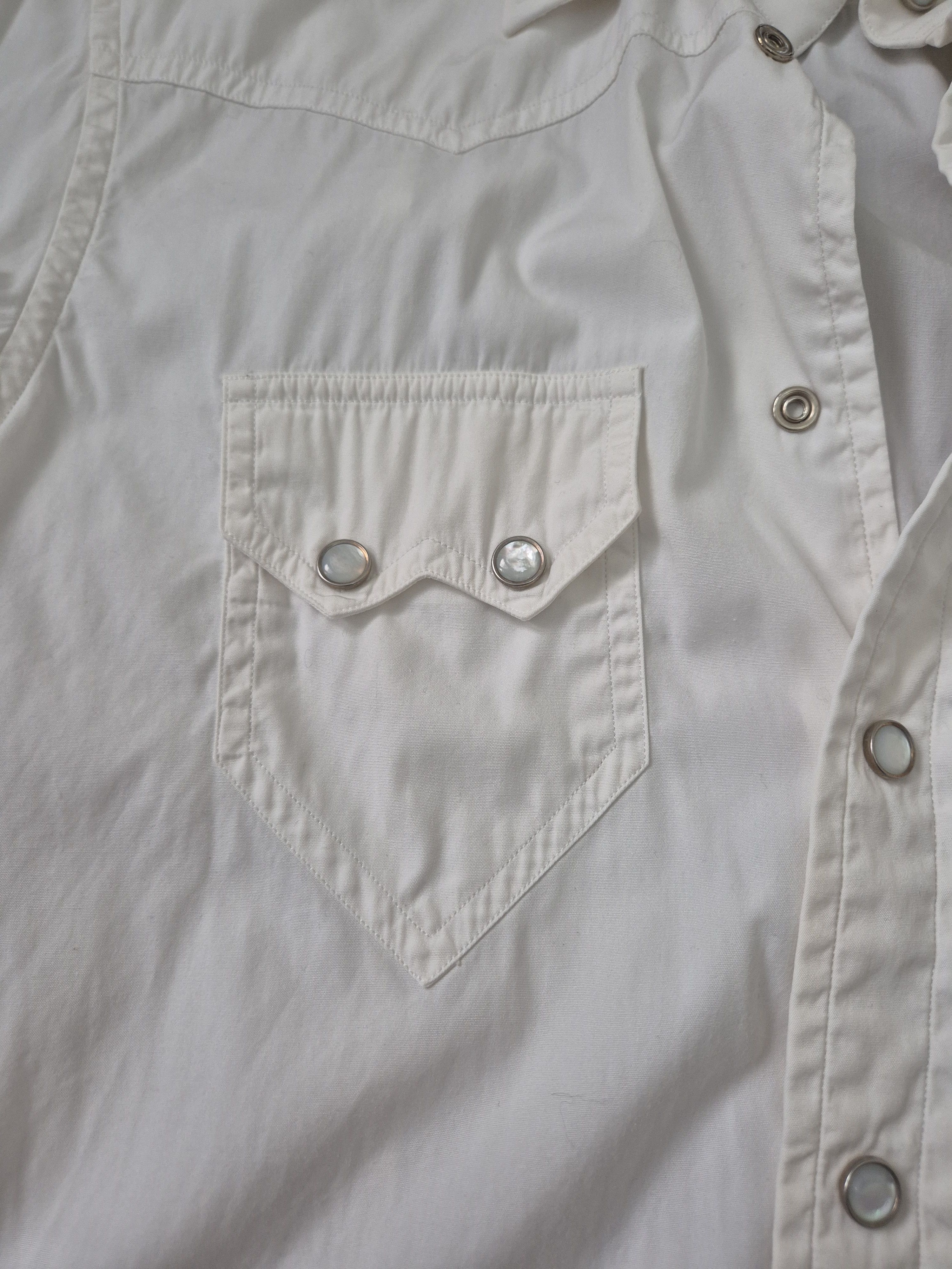 Gucci S/s 2004 white cotton western shirt Size US M / EU 48-50 / 2 - 5 Thumbnail