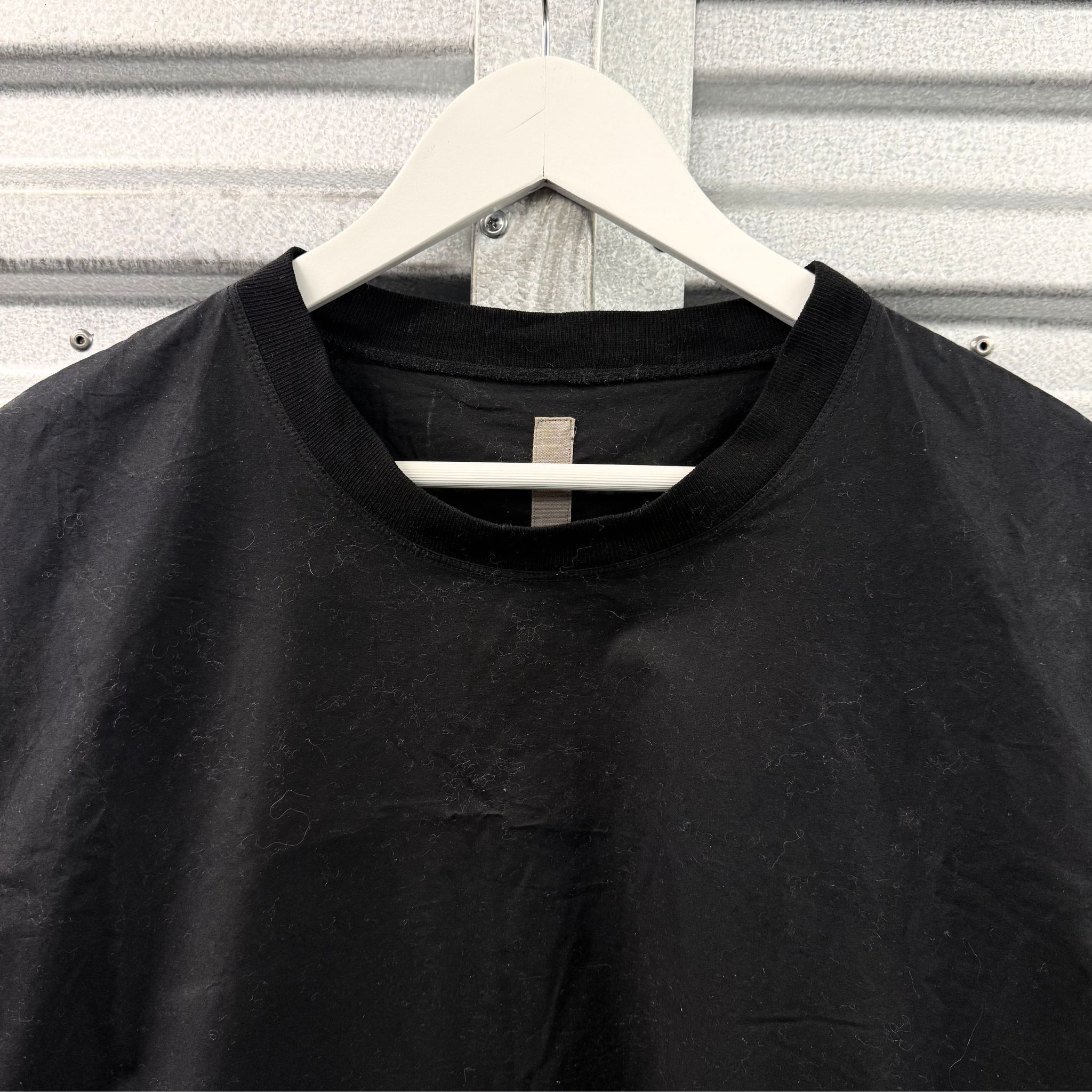 Silent By Damir Doma DAMIR DOMA SILENT BLACK COTTON BLEND BACK POCKET T SHIRT Size US L / EU 52-54 / 3 - 3 Thumbnail