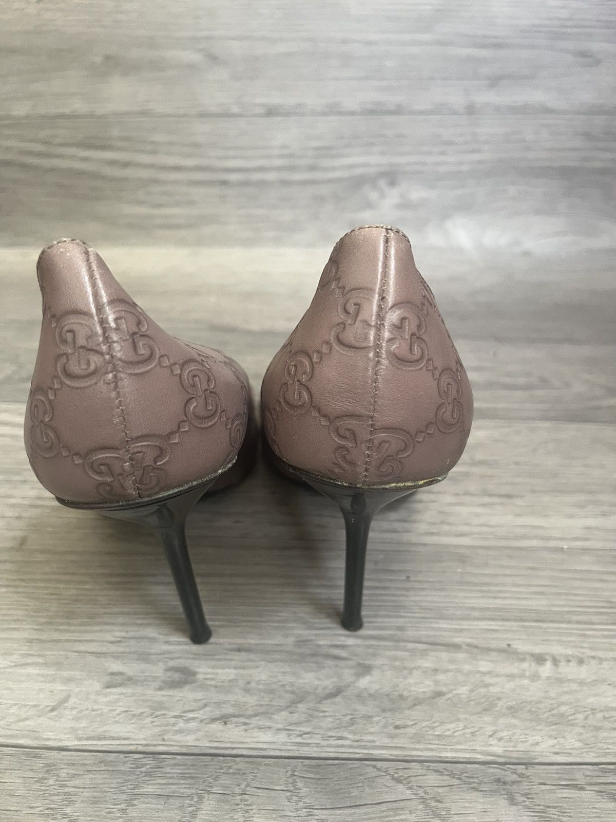 Gucci Gucci gg monogram open toe heel sz 38 Size US 8 / IT 38 - 7 Thumbnail