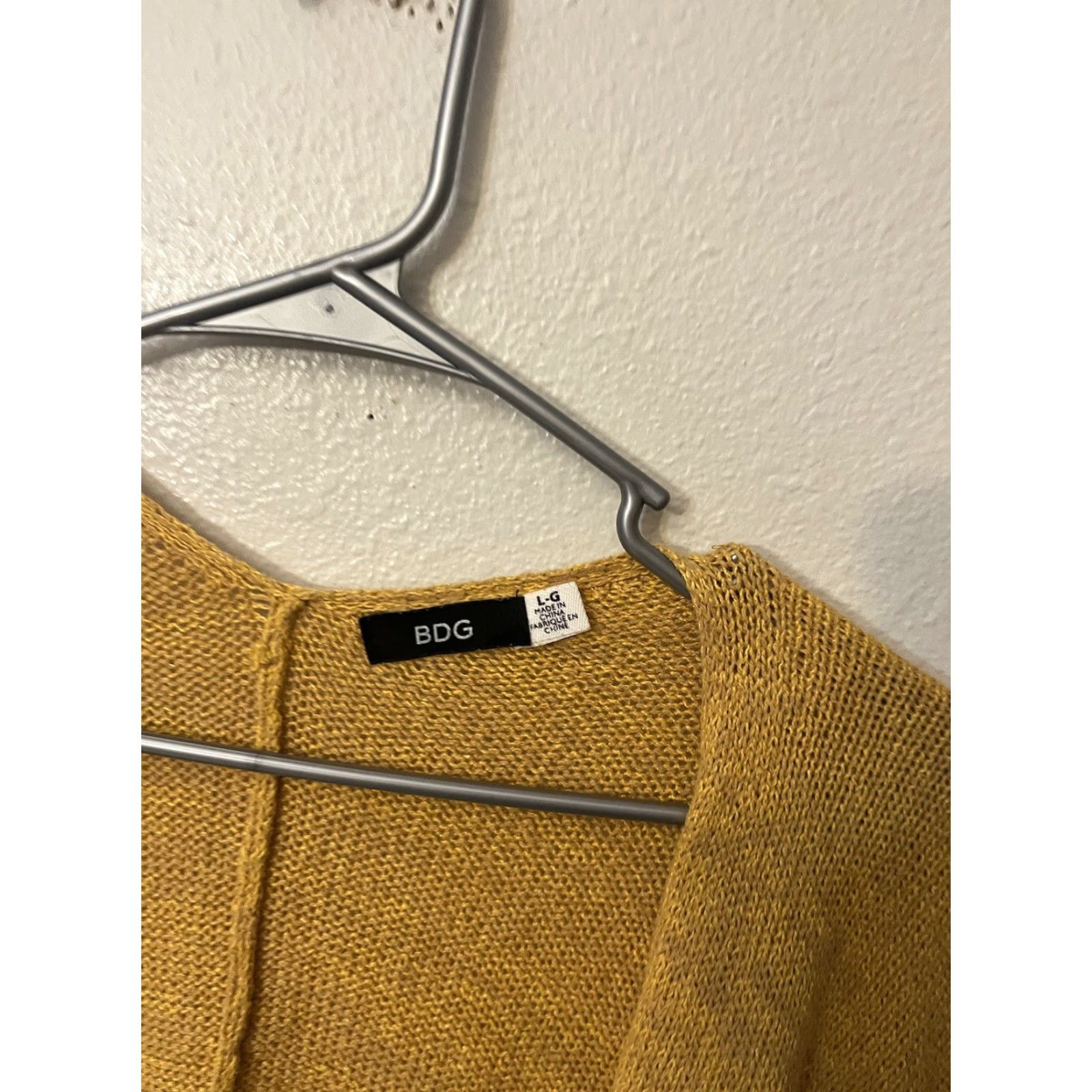 Bdg BDG Cardigan Sweater Womens Large Yellow Size L / US 10 / IT 46 - 3 Thumbnail