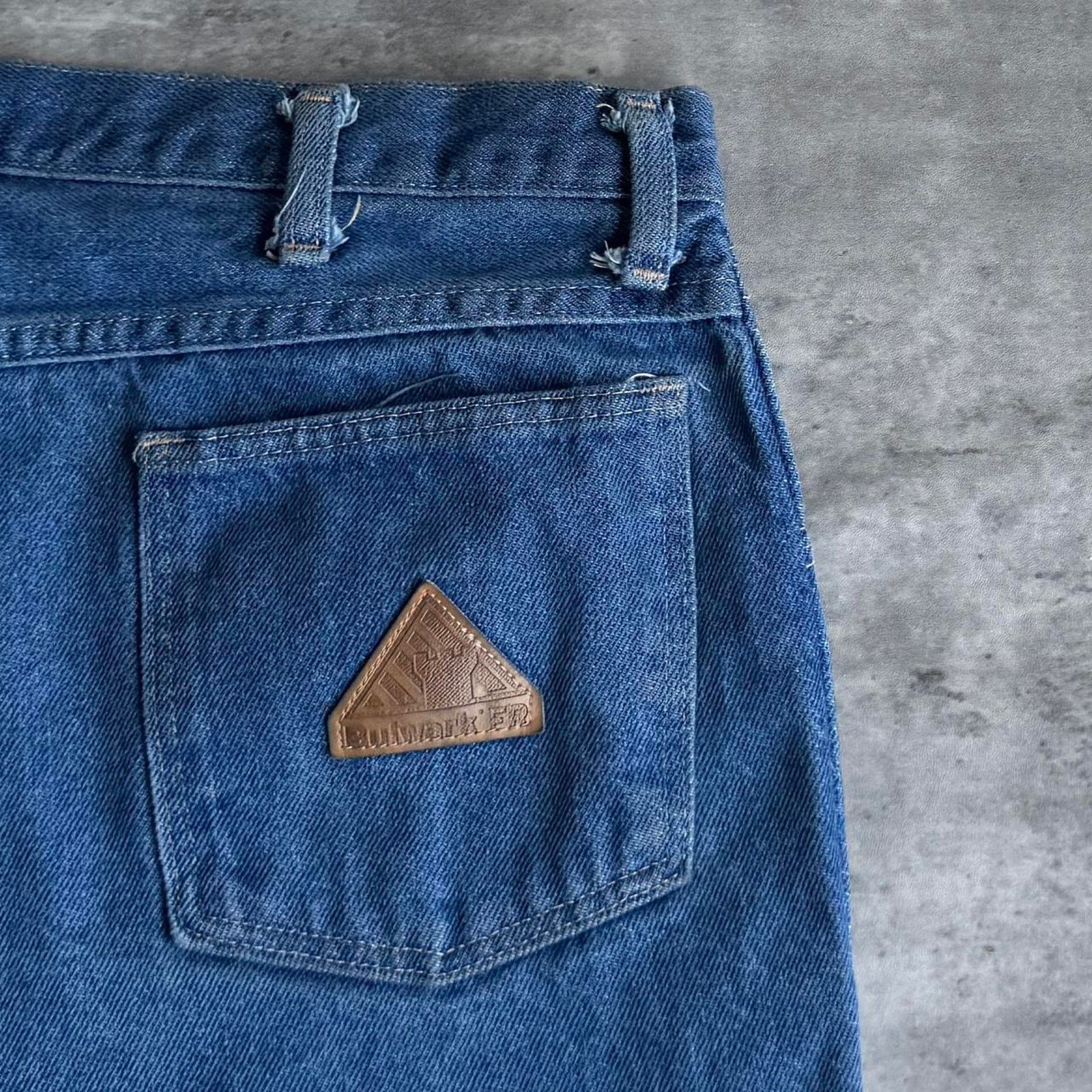 Bulwark × Carhartt × Vintage Vintage Y2K Carpenter Skater Grunge Tech Bulwark Denim Jeans Size US 37 - 3 Thumbnail