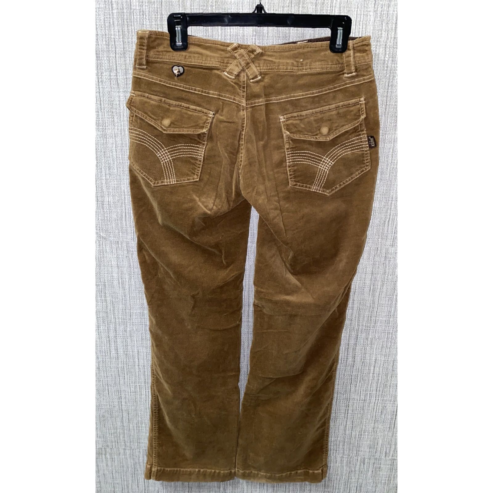 Vintage Kuhl Womens Brown Cotton Zip Fly Pants Size 6 Casual Pants Regular 30 Inseam Womens Regular Size 6 Brown Cotton Zip Fly Pants Size 28" / US 6 / IT 42 - 4 Thumbnail