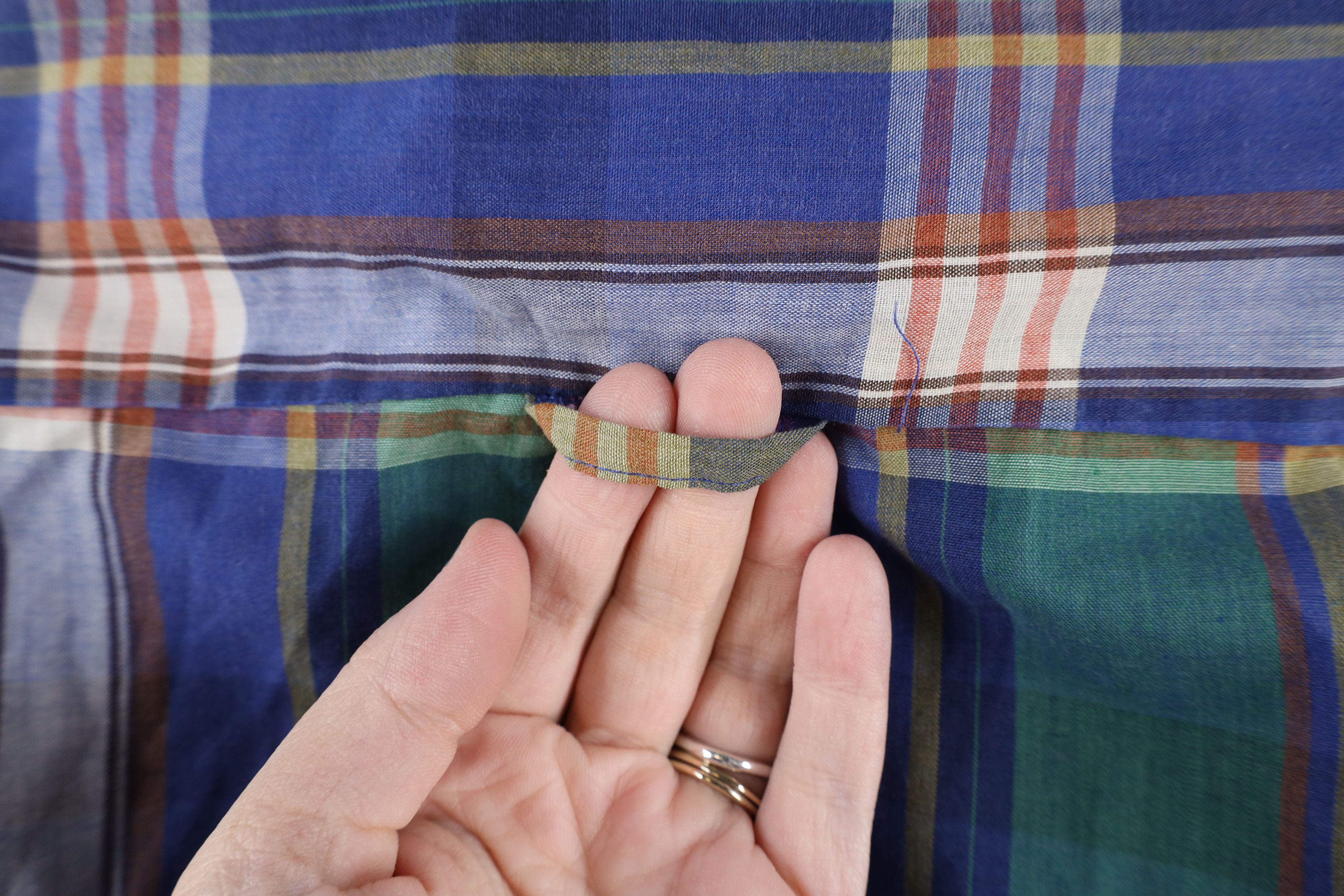 Vintage Vintage 90s Streetwear Plaid Button Down Shirt Rainbow Size US XXL / EU 58 / 5 - 9 Thumbnail