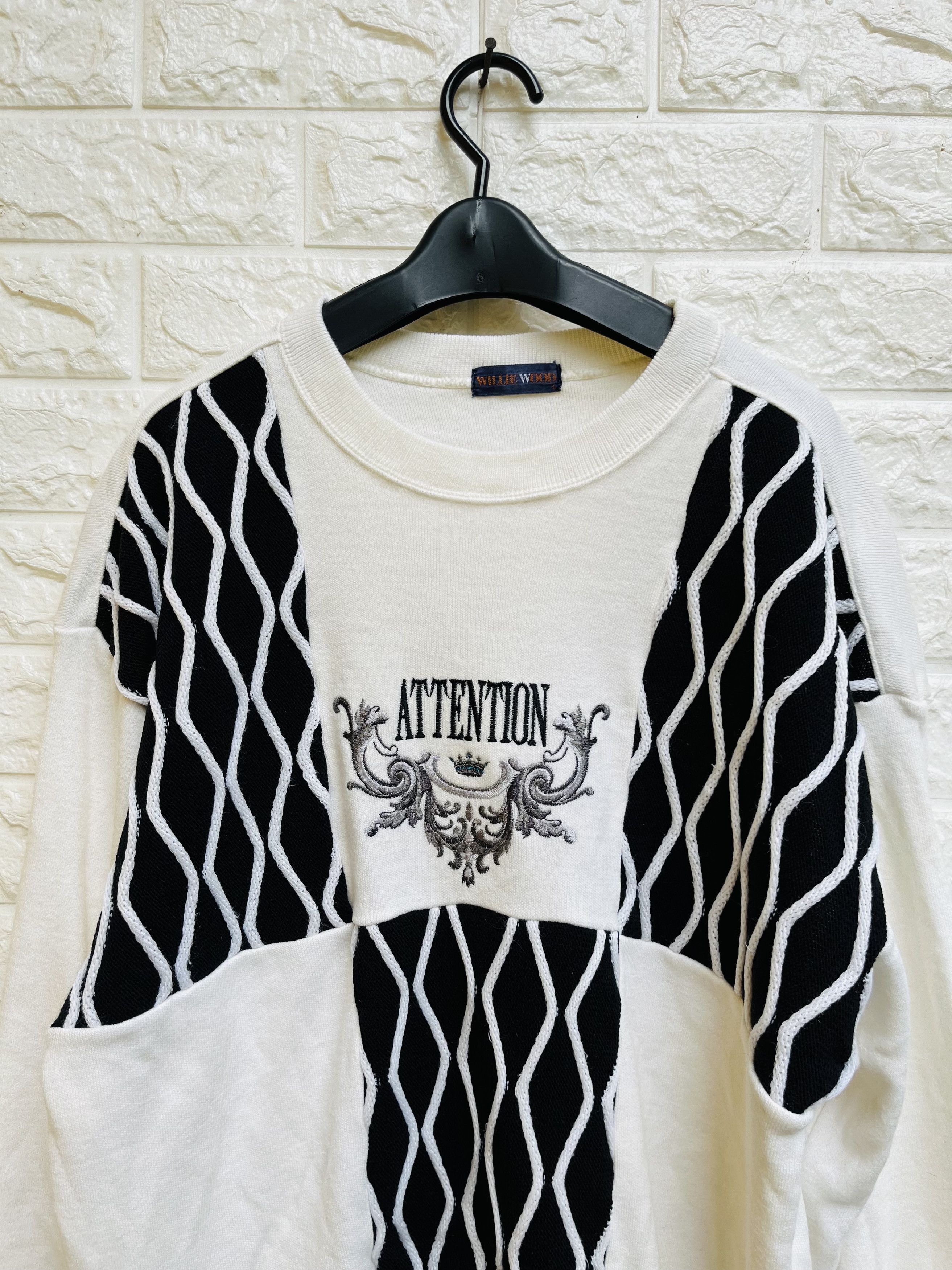 Japanese Brand Vintage Willie Wood Attention Japanese Designer Fashion Size US L / EU 52-54 / 3 - 3 Thumbnail