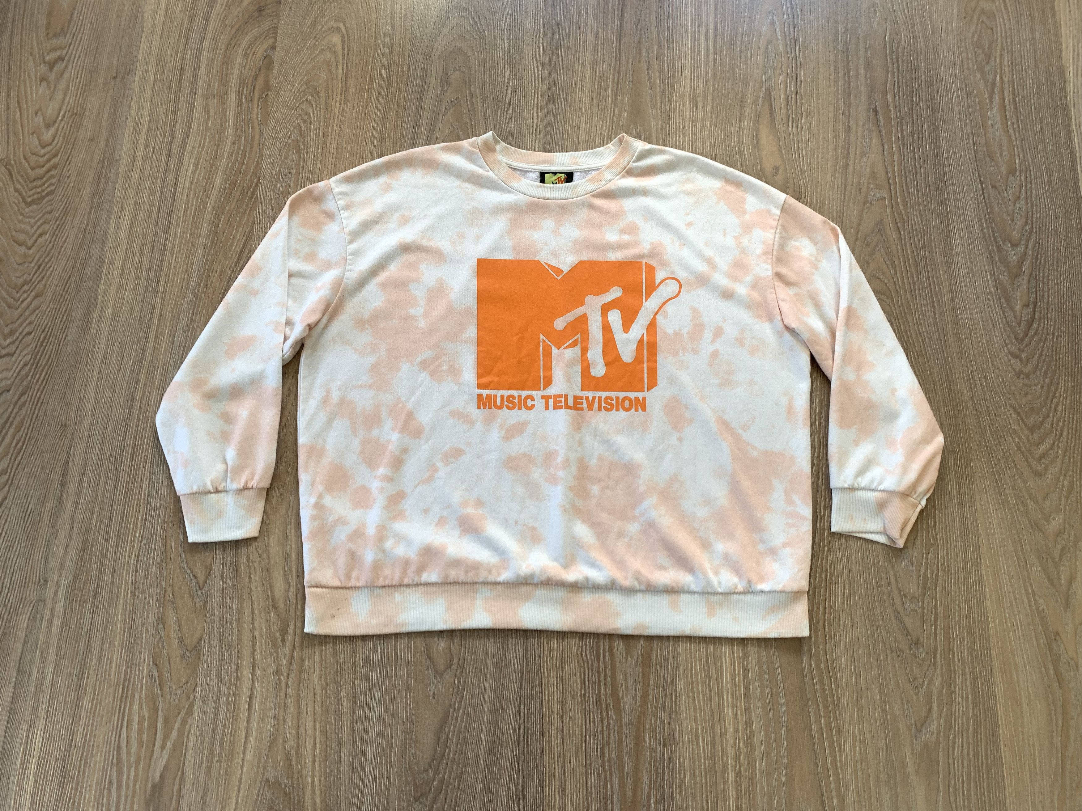 Mtv George MTV Tie Dye Printed Sweatshirt Size US XL / EU 56 / 4 - 1 Thumbnail