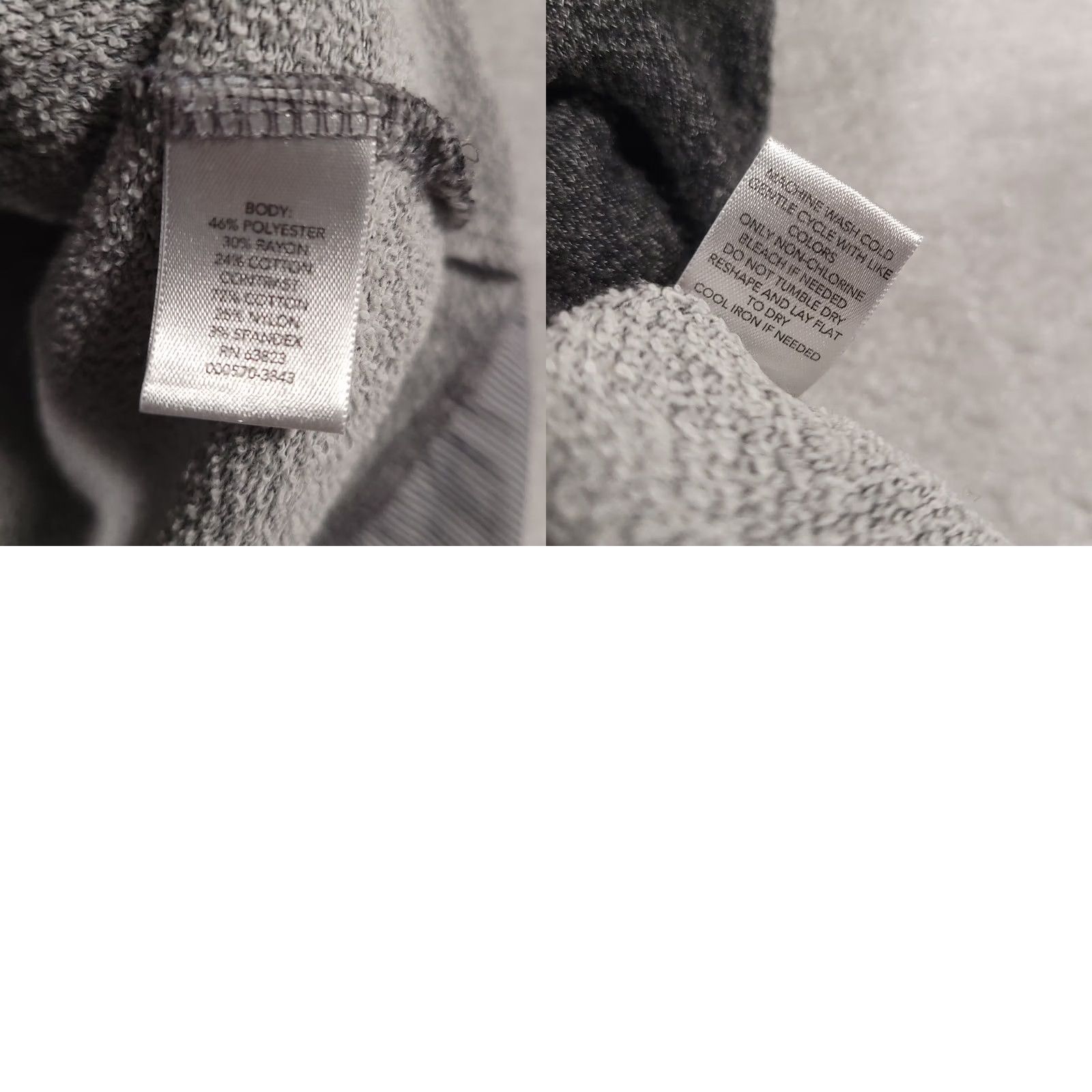Vintage Christopher & Banks Sweater Women's Large Gray Mock Layered 3/4 Sleeve Tunic Size L / US 10 / IT 46 - 9 Thumbnail